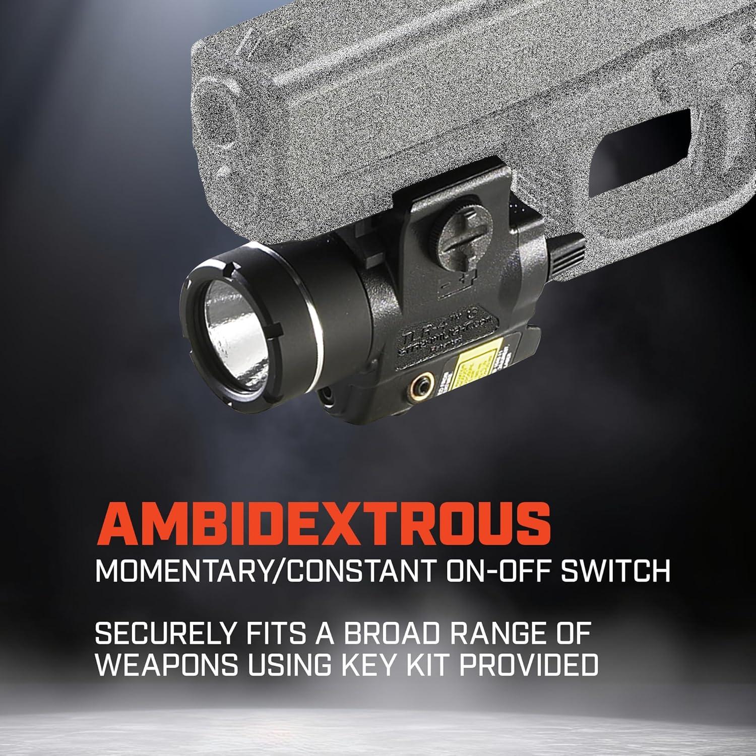 Streamlight TLR-4G Luz Táctica con Láser Verde 160 Lúmenes