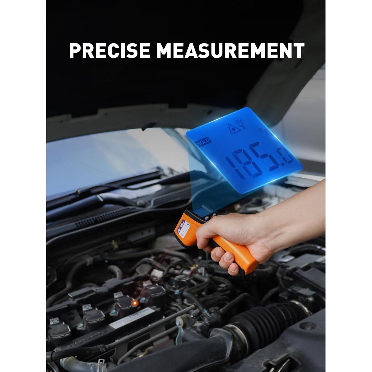 Pistola Termómetro Infrarrojo SMART JERRY - Digital Sin Contacto -50°C a 420°C