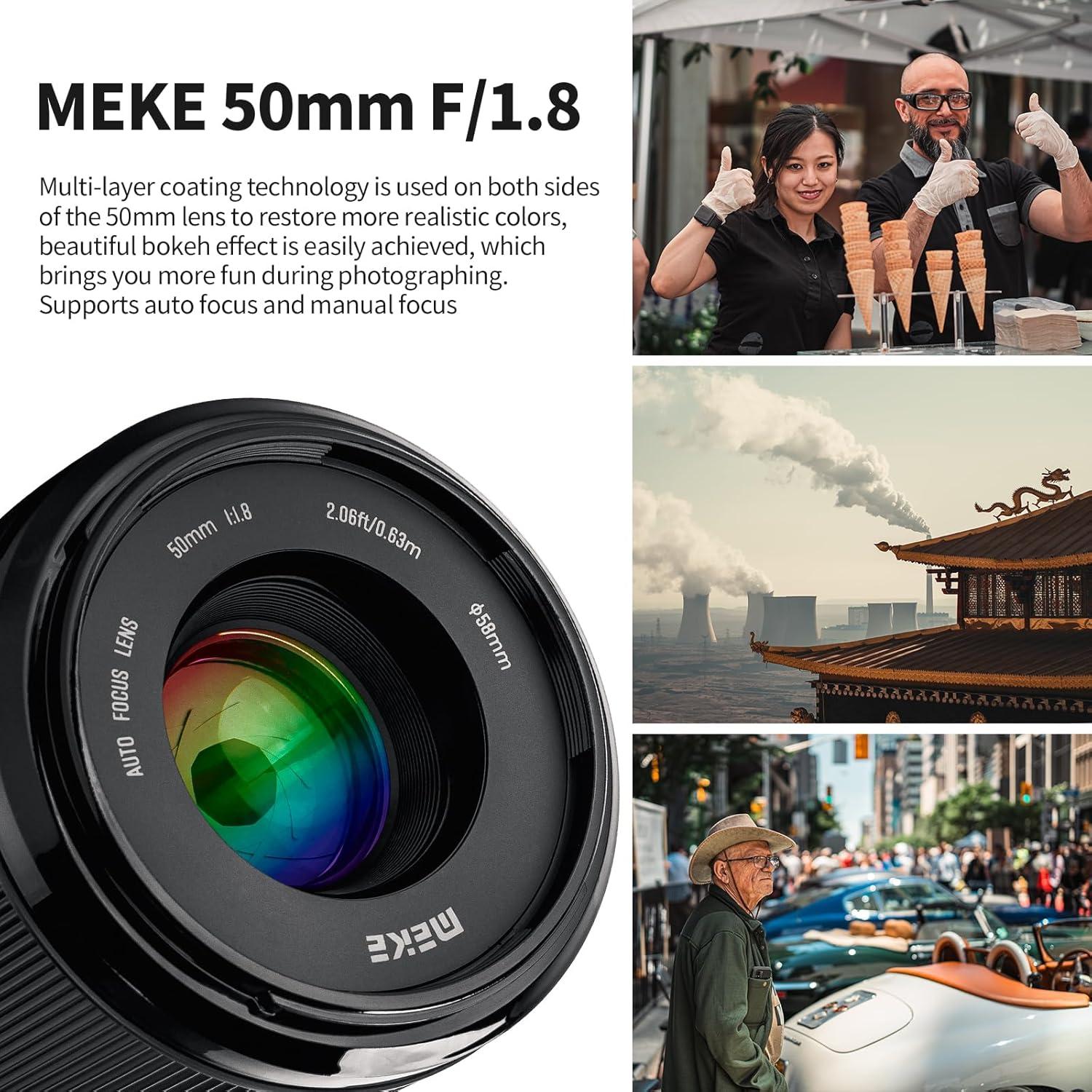 Lente Meike 50mm F1.8 STM para Nikon Z - Retrato y Bokeh