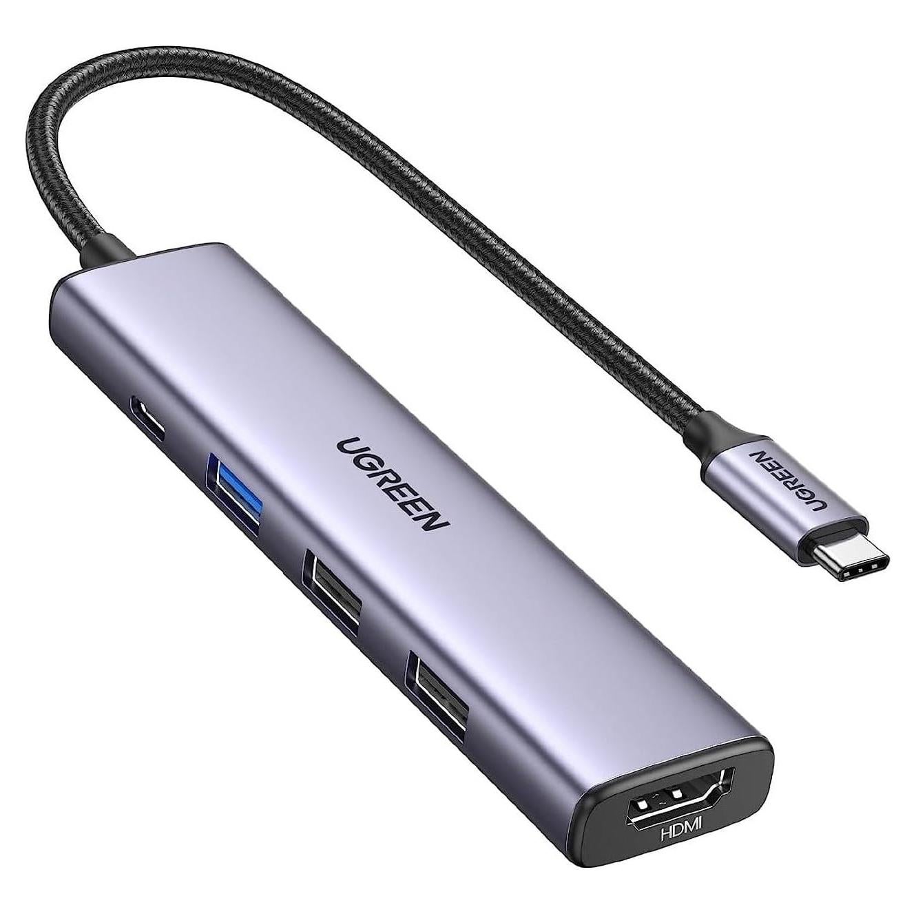 UGREEN Hub USB C 5 en 1 4K HDMI 100W para MacBook y más