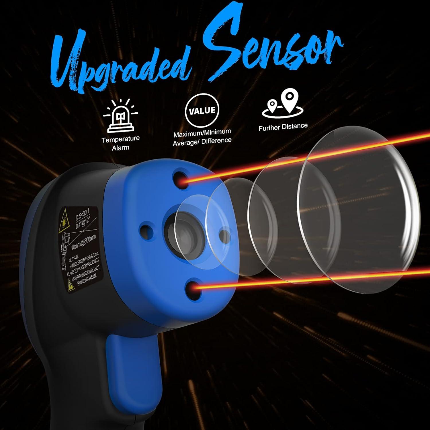 Termómetro Infrarrojo Digital AIOMEST AI-1500 -50~1500°C