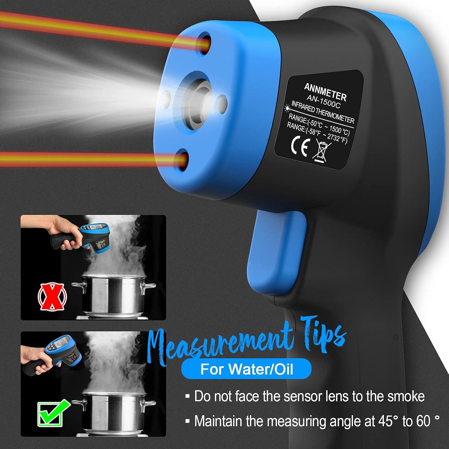 Termómetro Infrarrojo Digital AIOMEST AI-1500 -50~1500°C