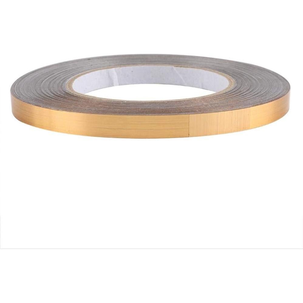 Cinta decorativa autoadhesiva Aramox 1cm x 50m dorada