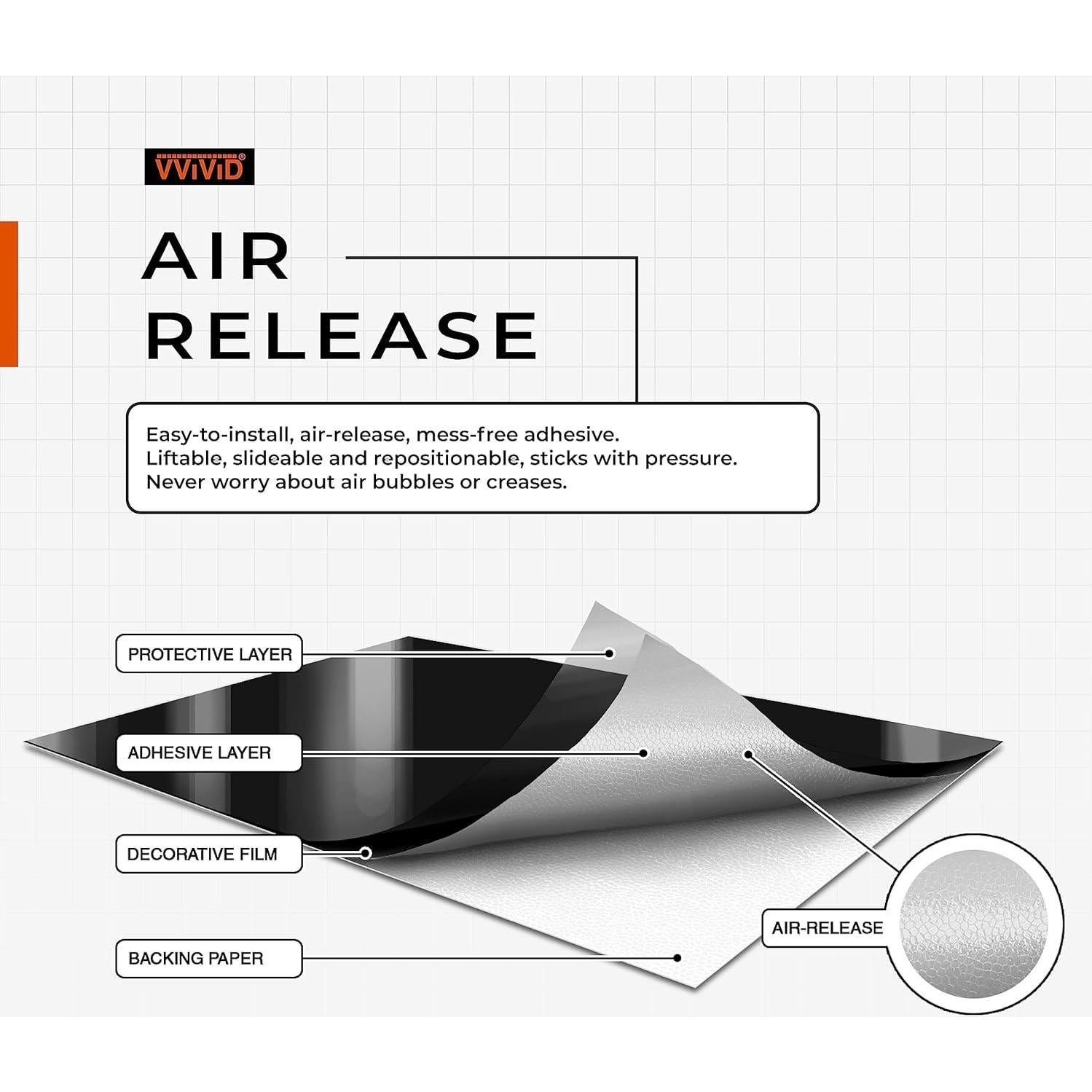 Cinta Adhesiva de Vinilo VViViD Cromo Dorado 15.24 cm x 9.14 m