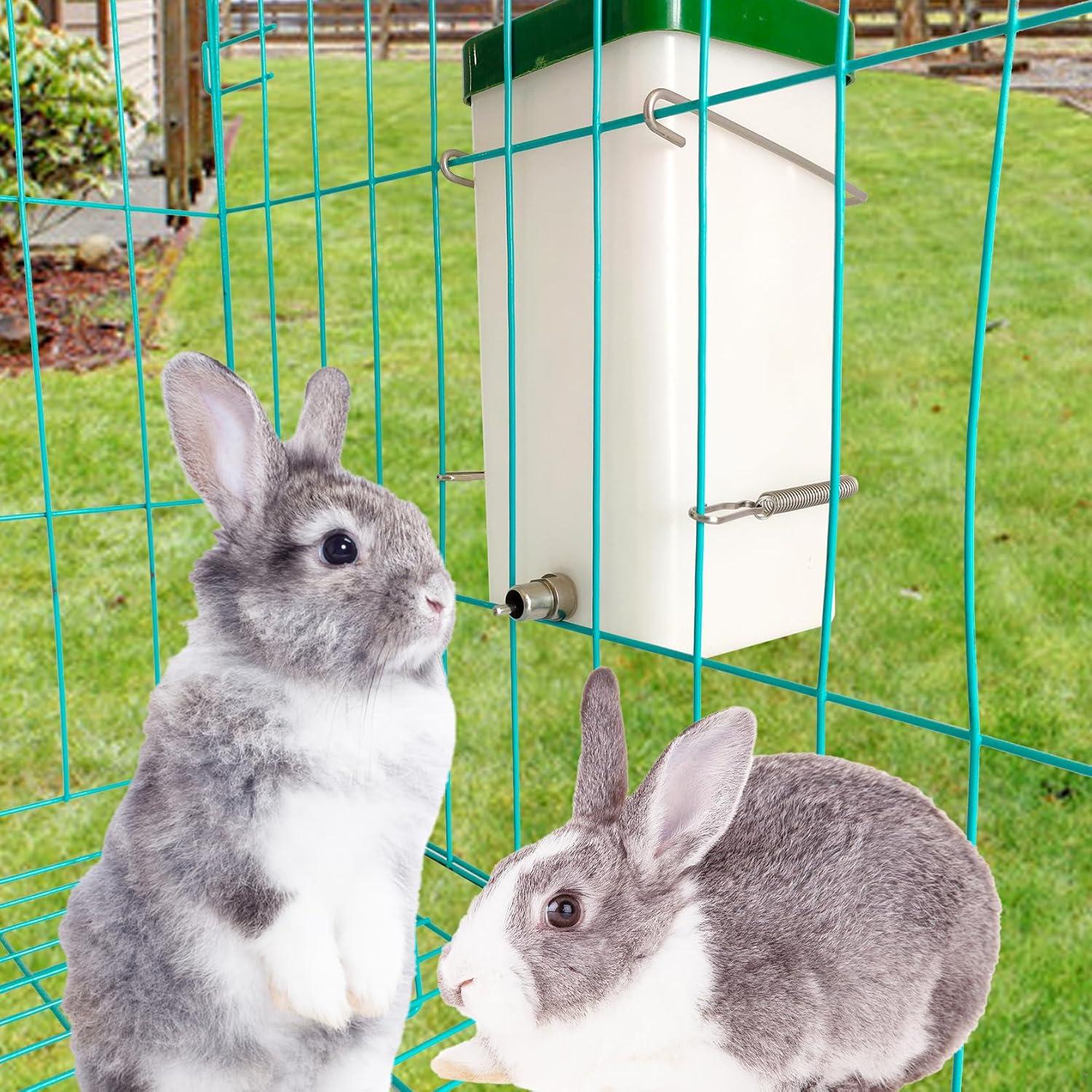 Bebedero Automático para Conejos 8Pcs Acero Inoxidable