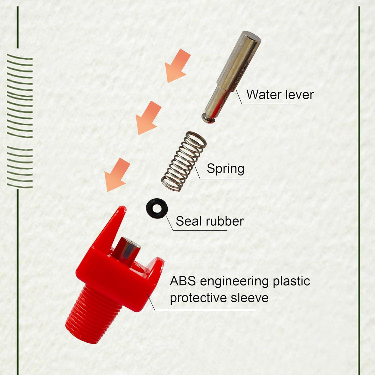 6 Piezas de Pezones Automáticos para Bebederos de Pollo Cyrading