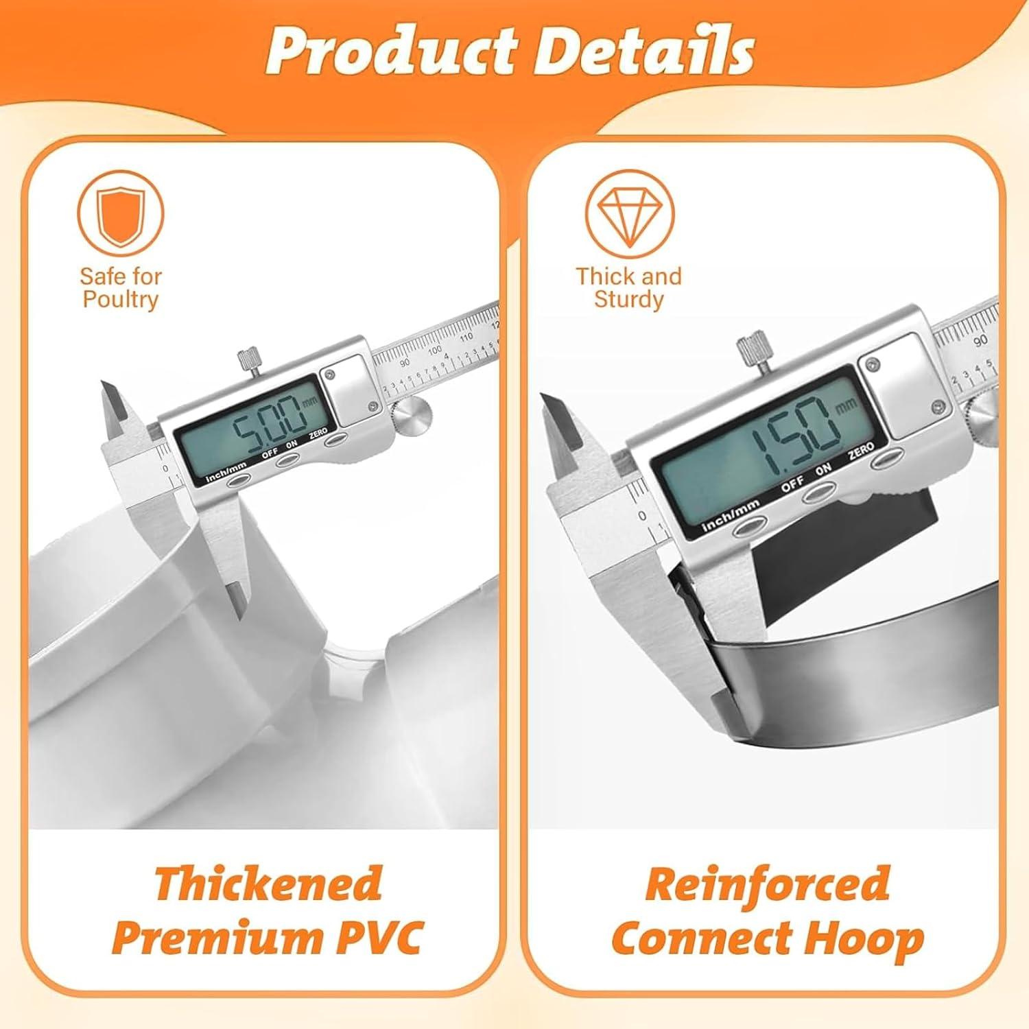 Comedero para Pollos Chewoof de PVC con Tapa 3.2 kg