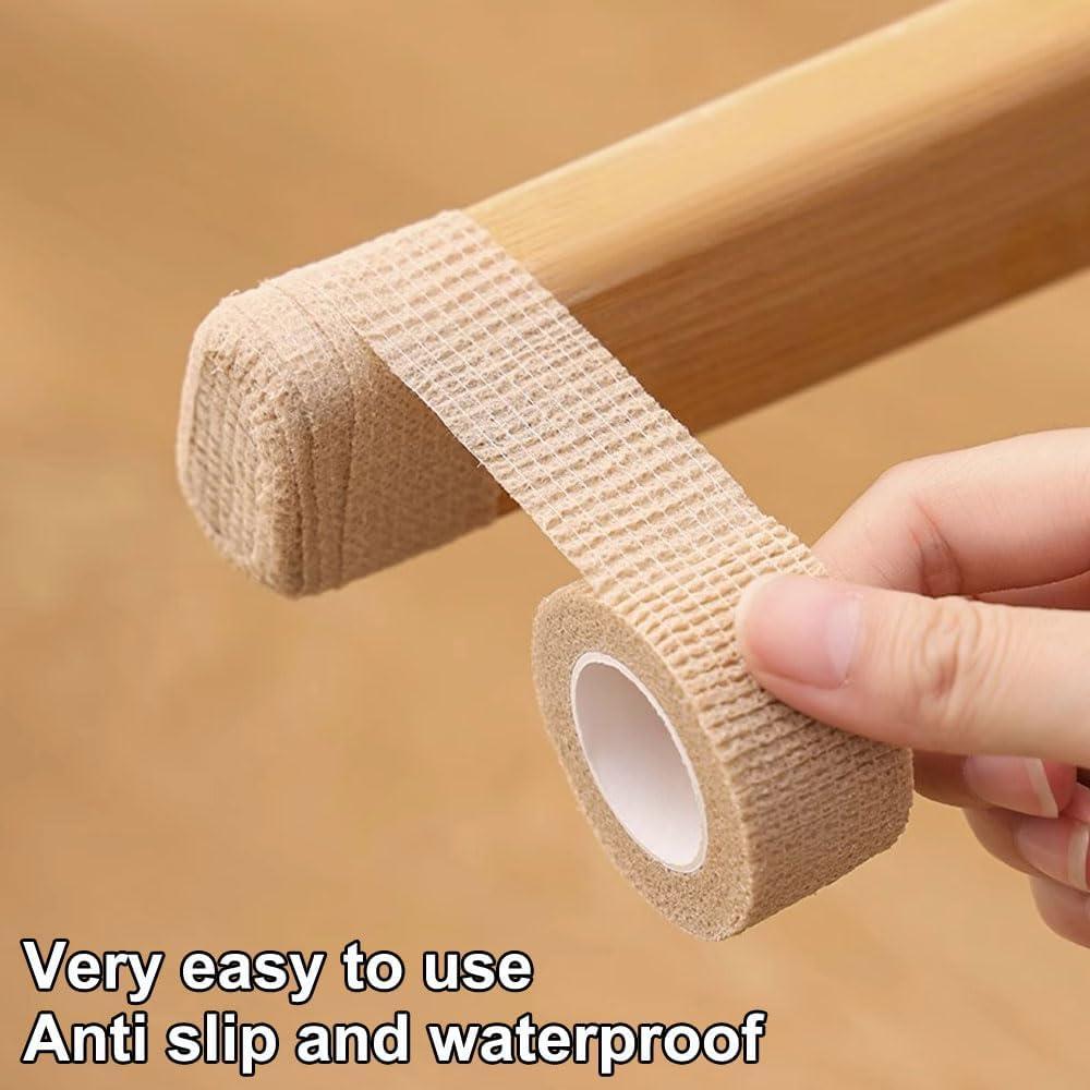 Paquete de 15 cintas protectoras para patas de sillas FENGZHISHUN 2.5 cm x 4 m
