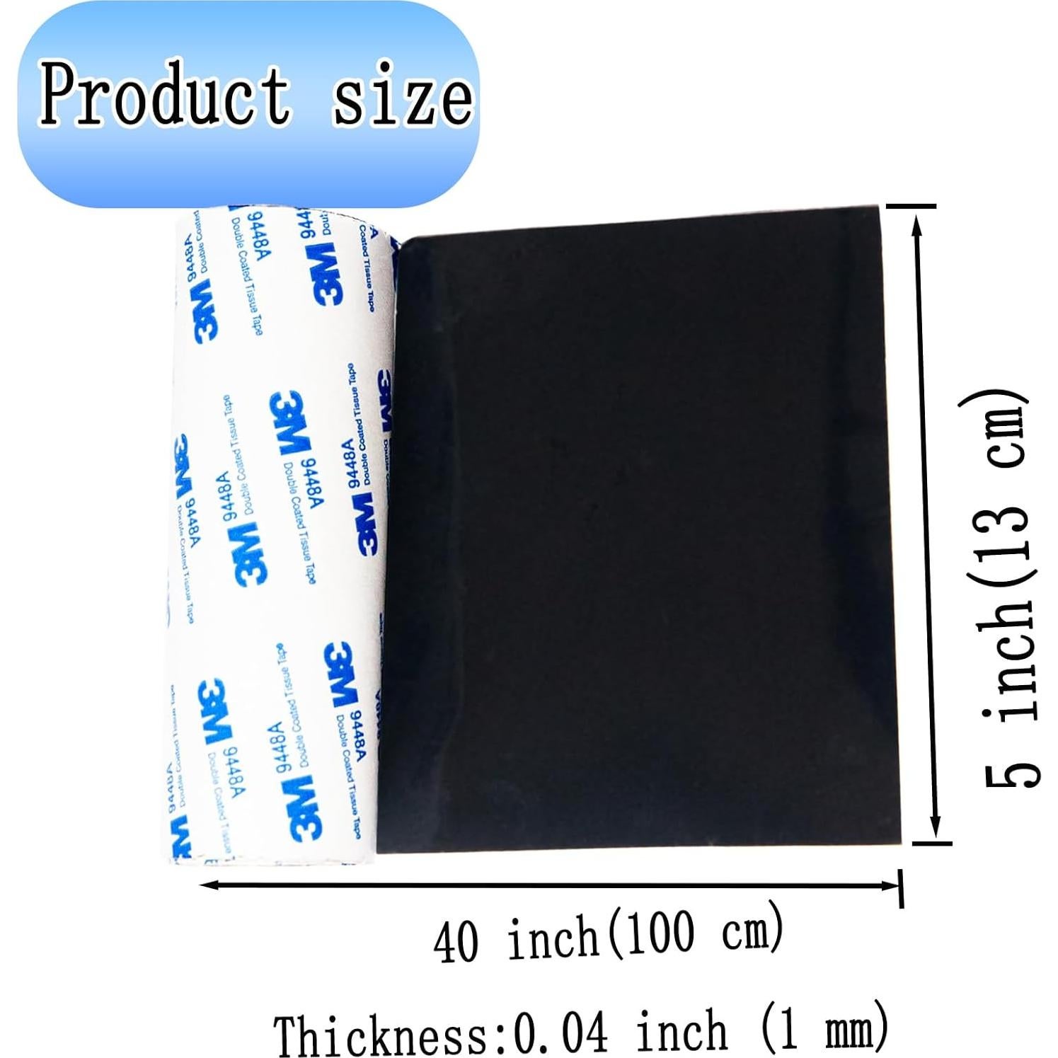 Almohadillas Antideslizantes Simpracon 102cm x 13cm 2PCS Goma