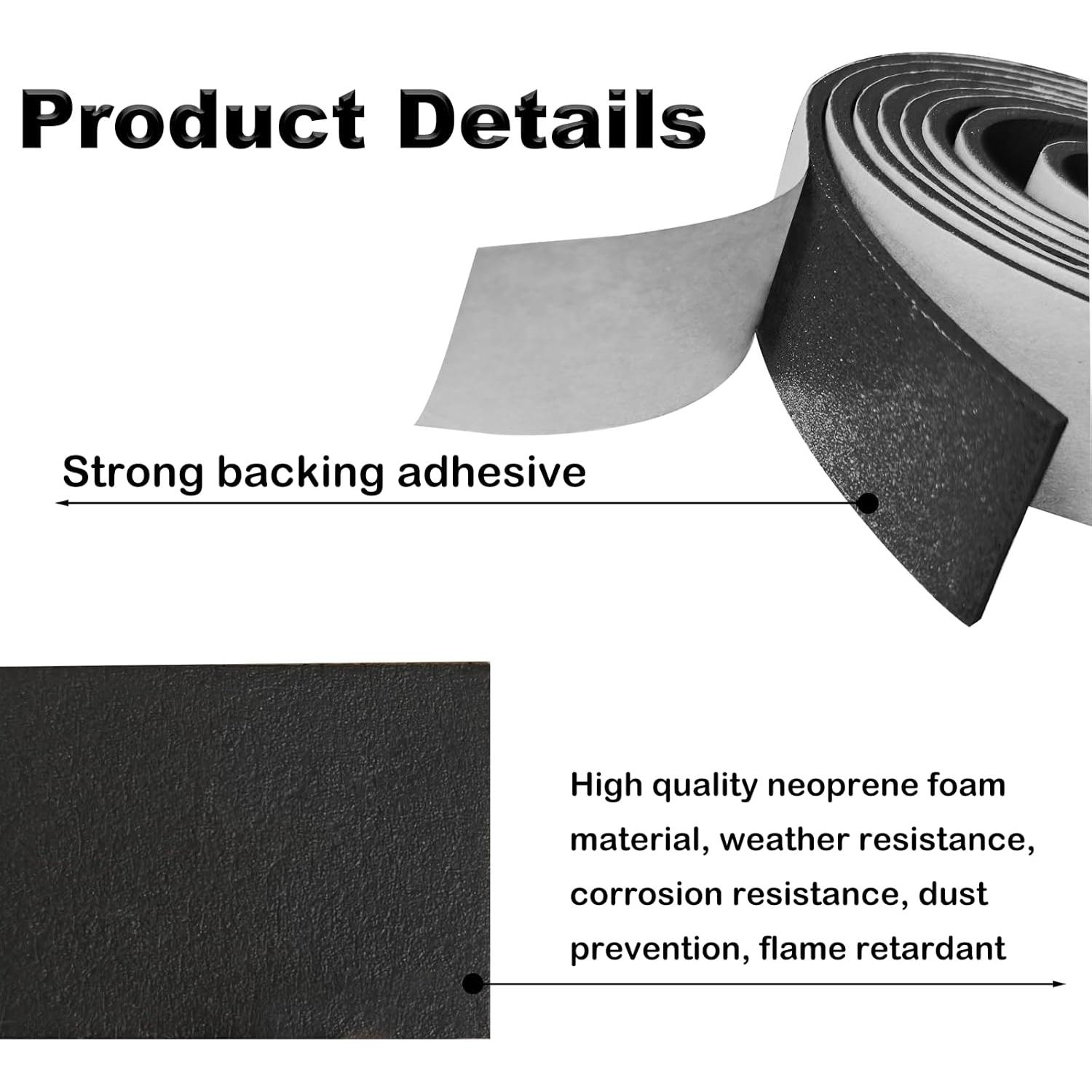 Almohadilla Antideslizante ZSUCUN 101.6x10.16 cm Neopreno