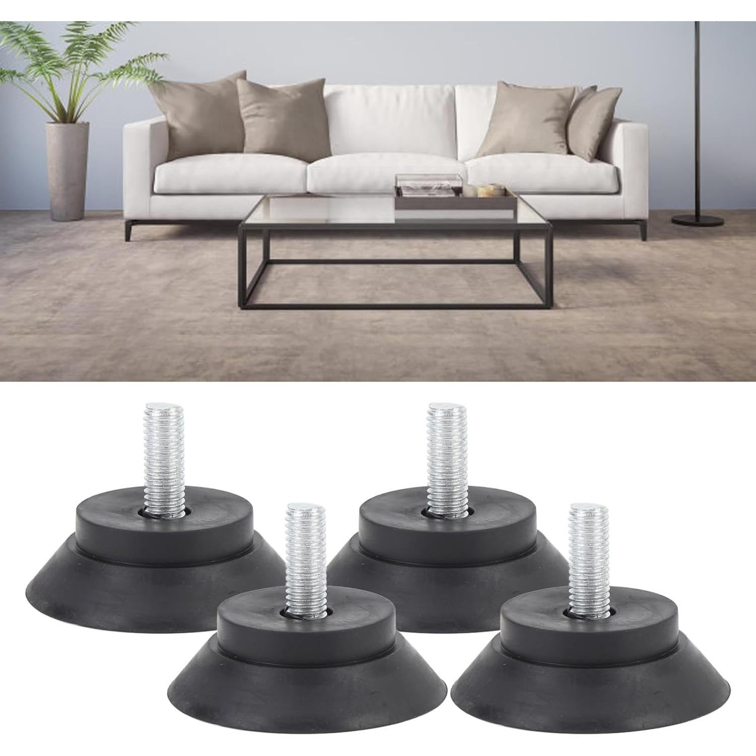 4 Pies de Goma Antideslizantes TYTOGE para Muebles