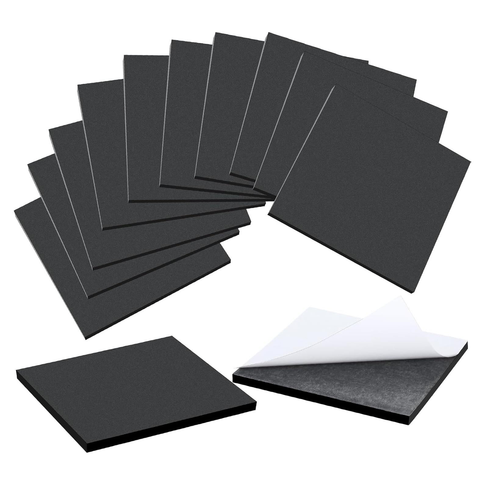 Almohadillas de Espuma EVA Autoadhesivas Pangda - 12 Pcs 10.16x10.16cm