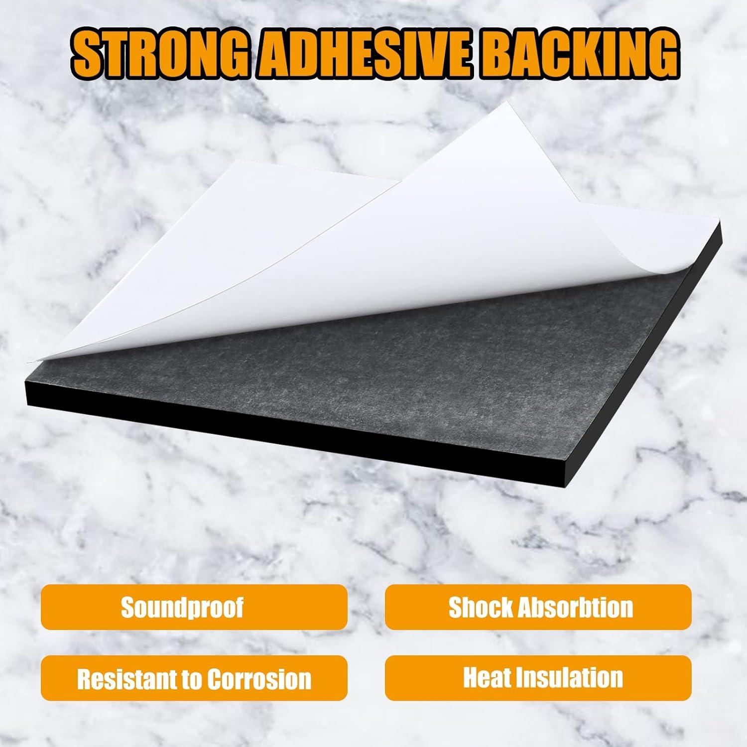 Almohadillas de Espuma EVA Autoadhesivas Pangda - 12 Pcs 10.16x10.16cm