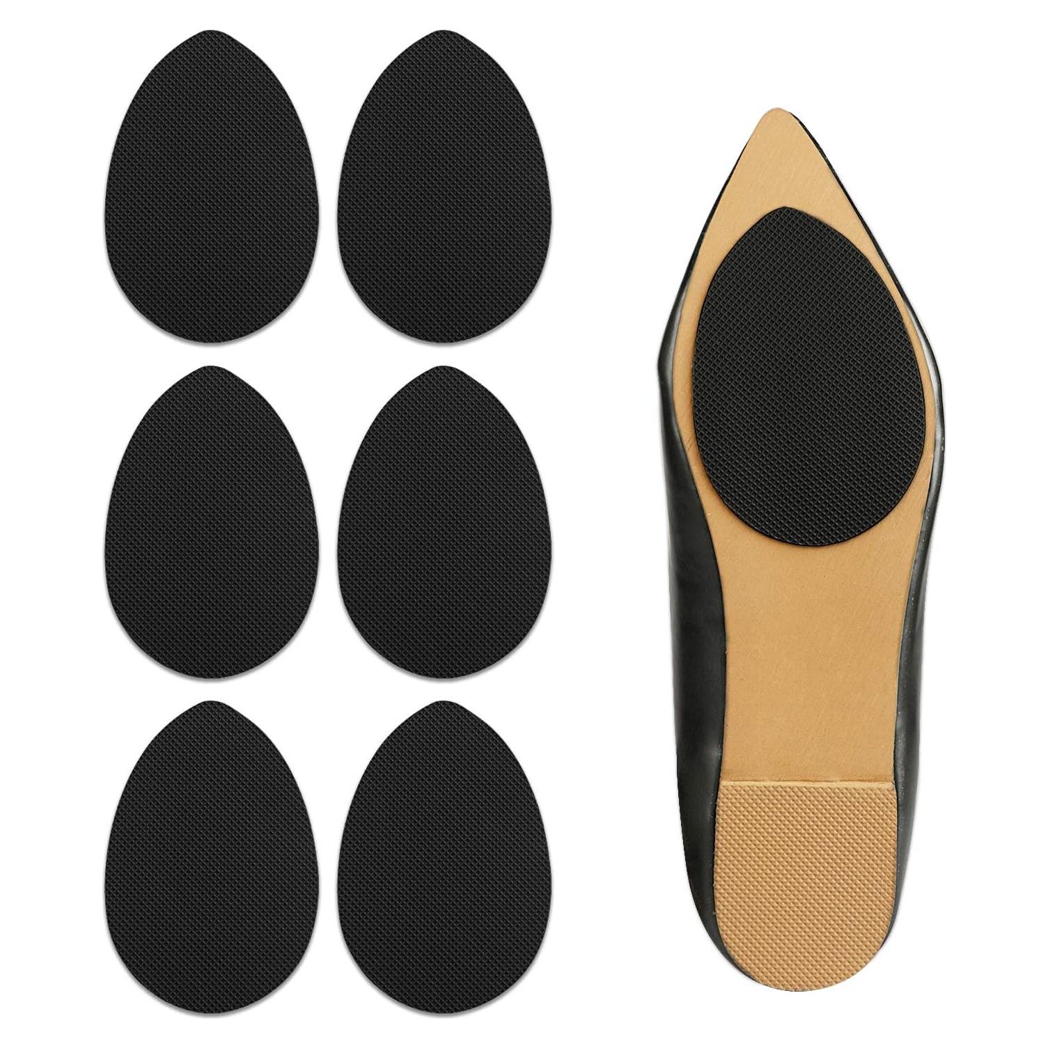 Protectores de Suela Antideslizantes Makryn - 3 Pares Negro