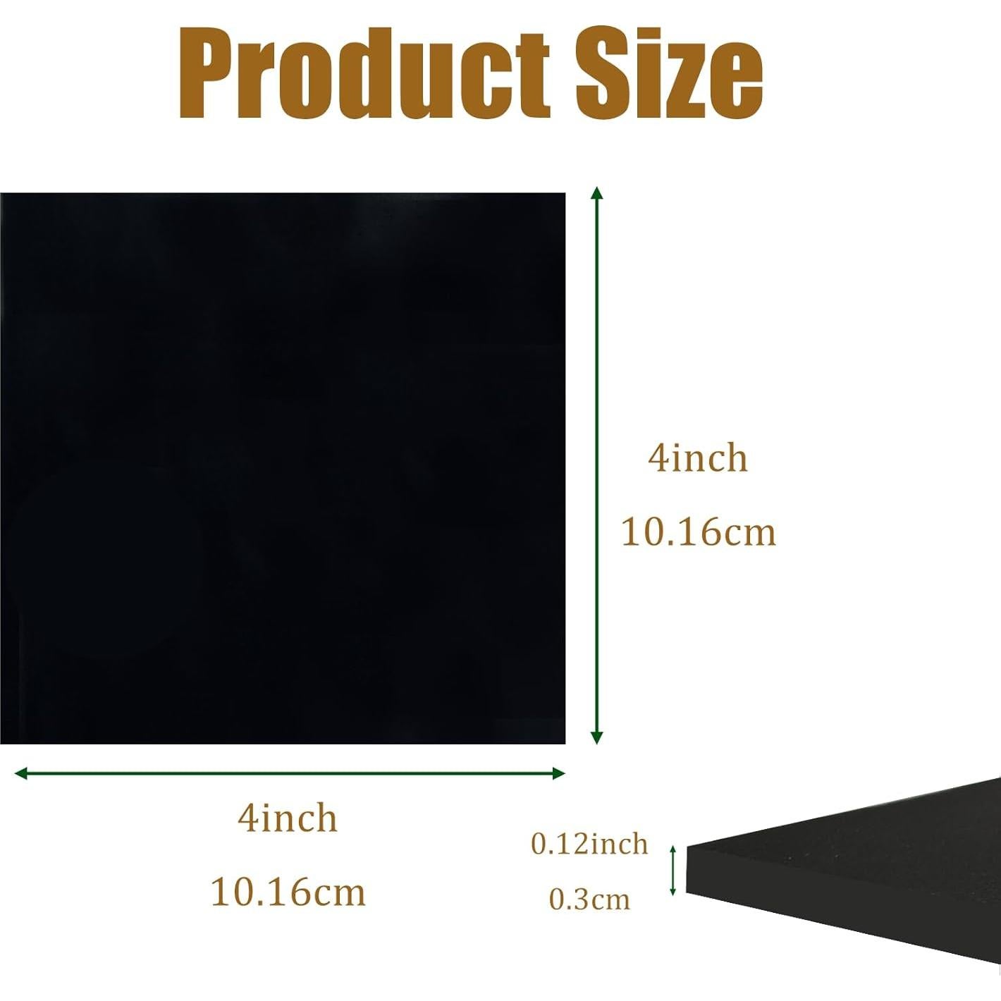 Almohadillas Antivibración ZSUCUN 4 Piezas 10.16x10.16 cm