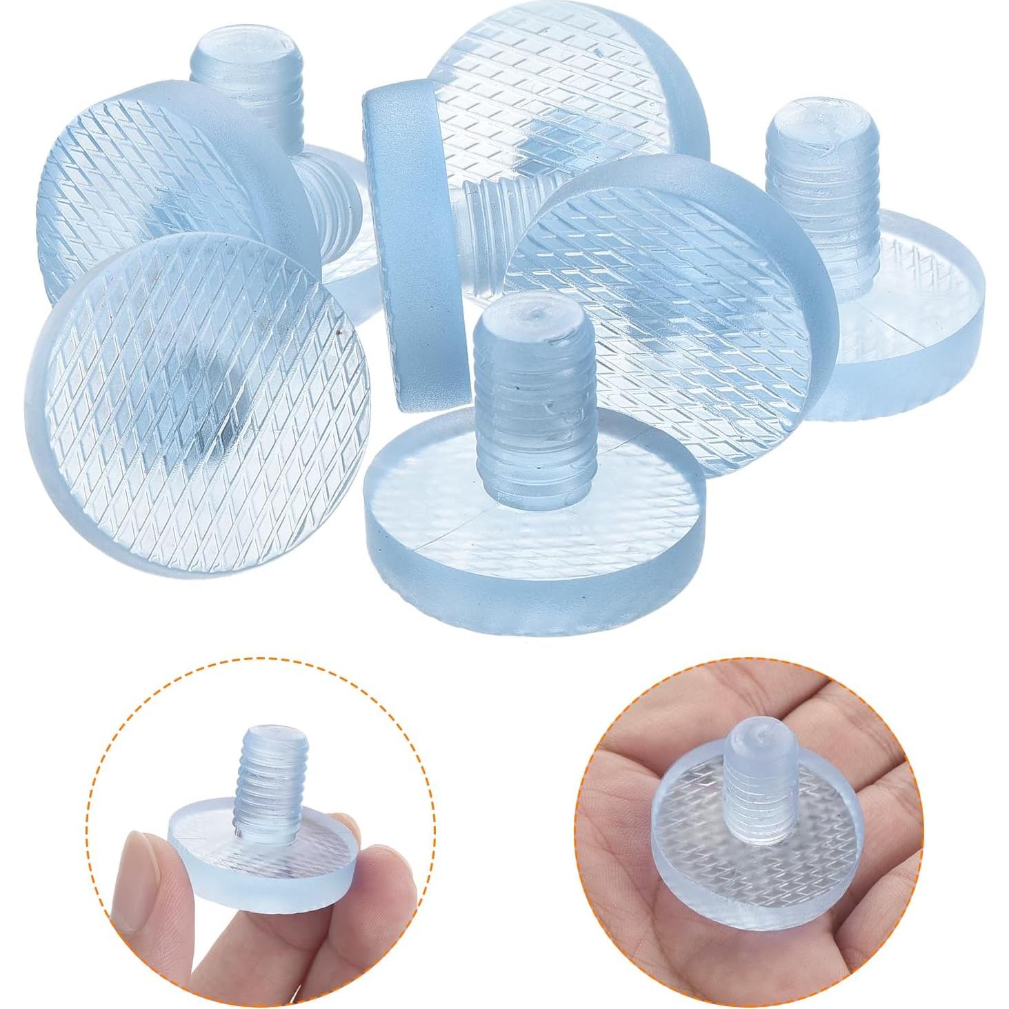 Topes de Vidrio para Mesa uxcell 8Pcs 12mm Anticolisión