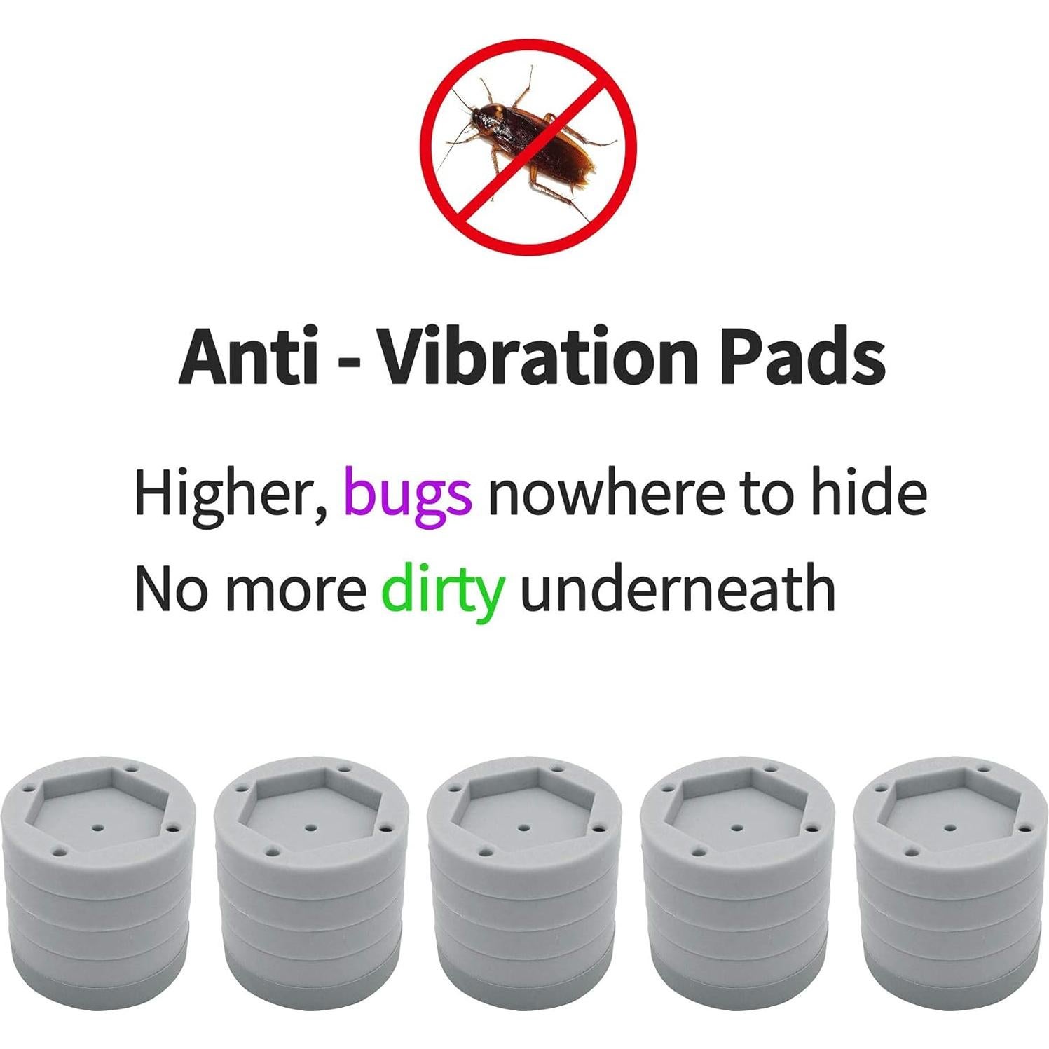 Almohadillas Antivibración Enterpark Maylynn 01 - 4 Unidades