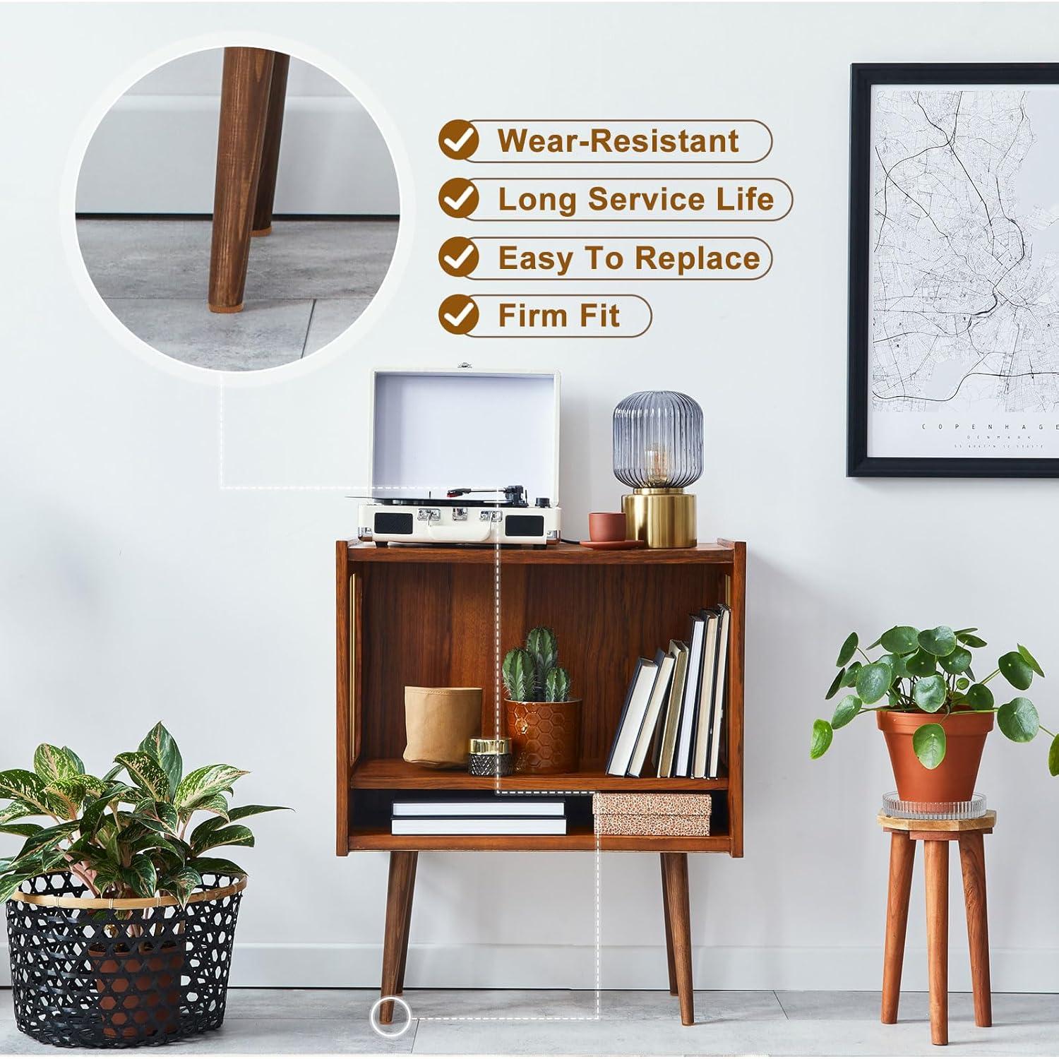 Almohadillas de Fieltro Redondas uxcell 1000Pcs 10mm x 3mm