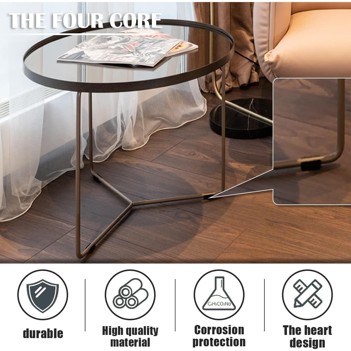 30 Tapas de Plástico Antideslizantes para Patas de Sillas 22mm