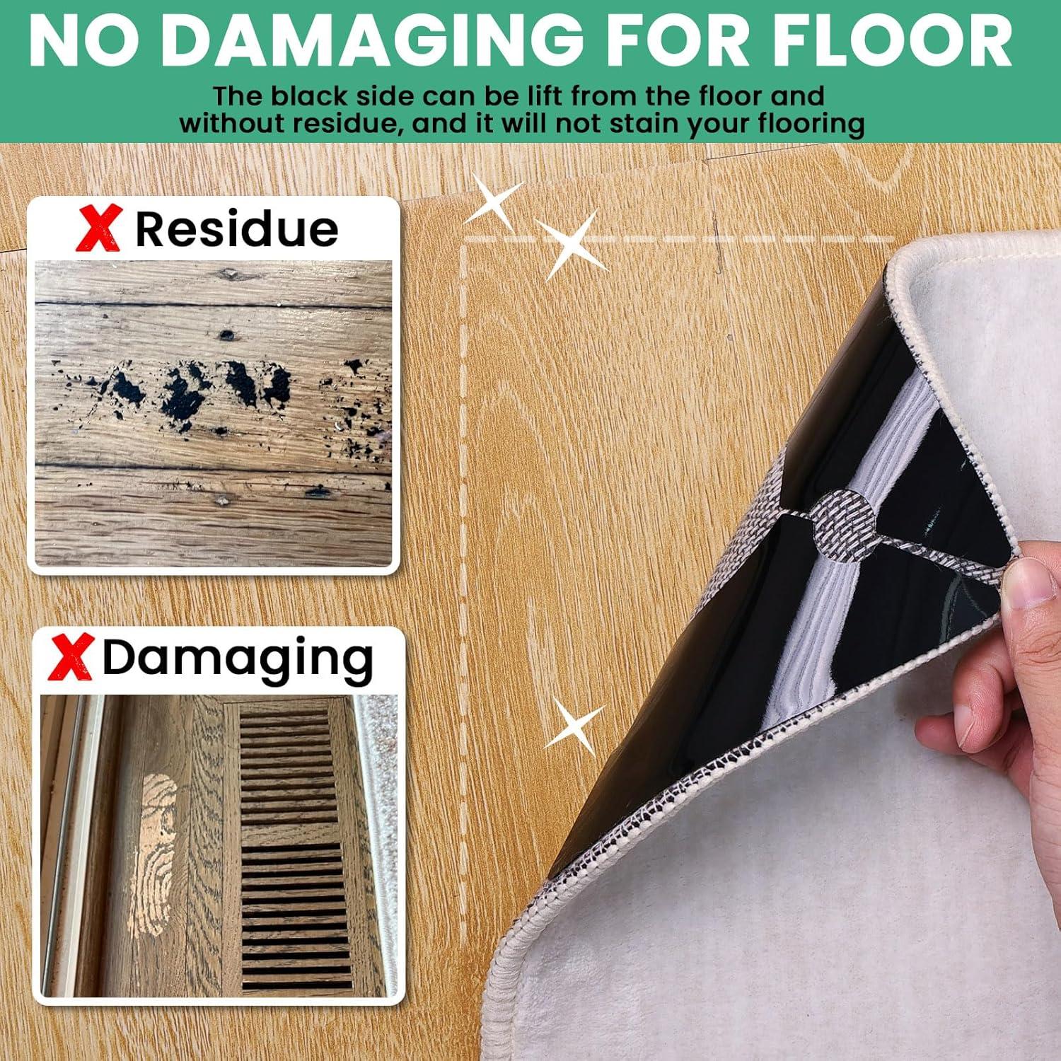 Sujeciones Antideslizantes para Alfombra YINTTIAN 16 Pcs