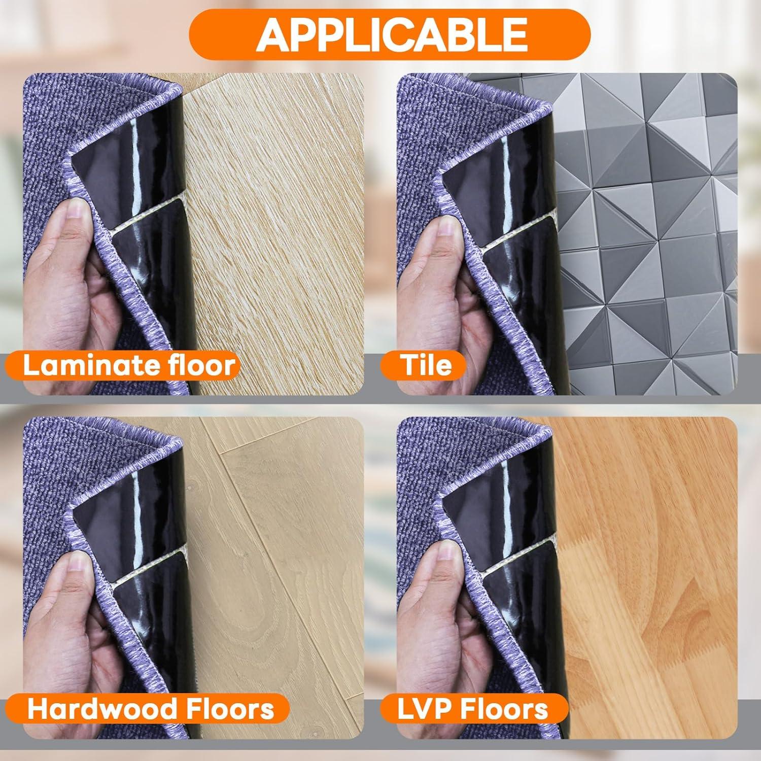 Sujeciones Antideslizantes para Alfombra YINTTIAN 16 Pcs