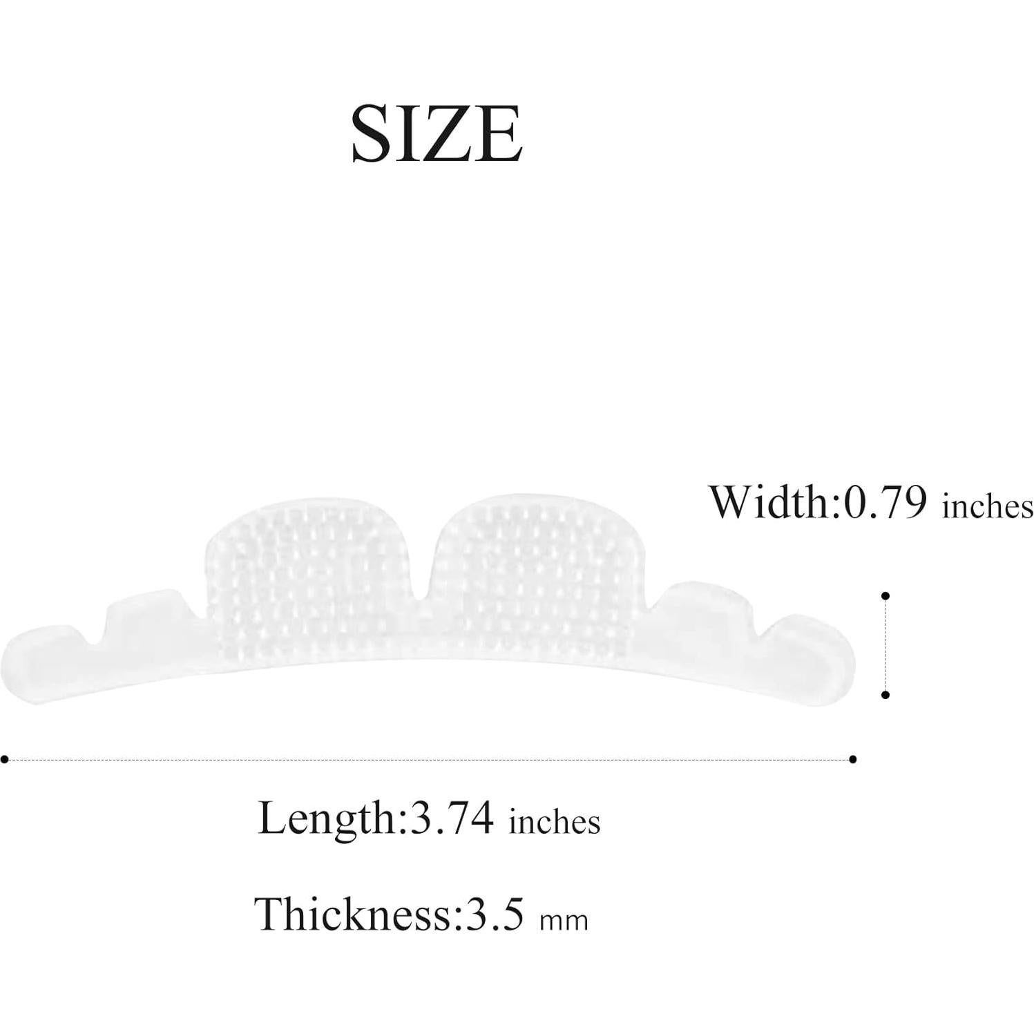 4 Pares Almohadillas de Gel Antideslizantes para Tacones JEVRKAPZ