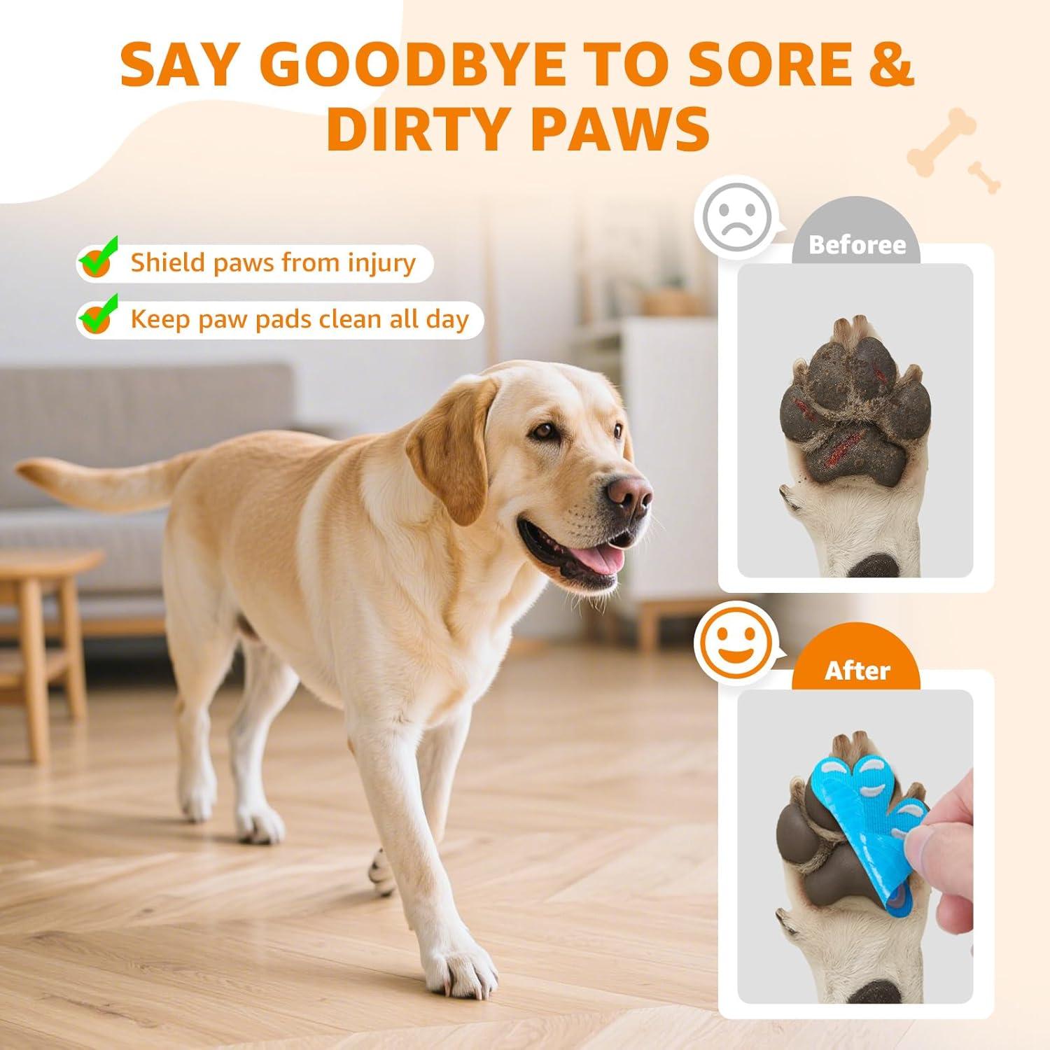 Almohadillas Antideslizantes para Patas de Perros Loobani XXL