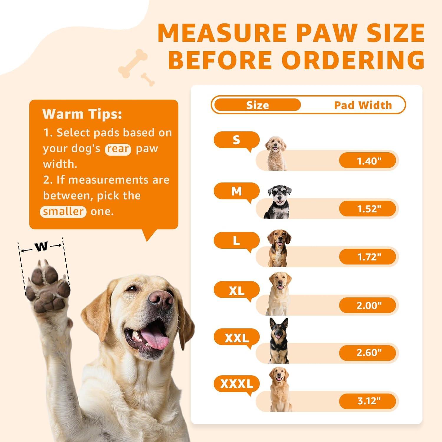 Almohadillas Antideslizantes para Patas de Perros Loobani XXL