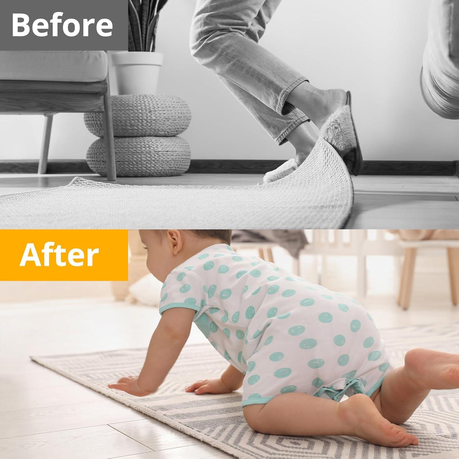 Cinta para Alfombra Doble Cara Daisyhome 16 PCS Antideslizante