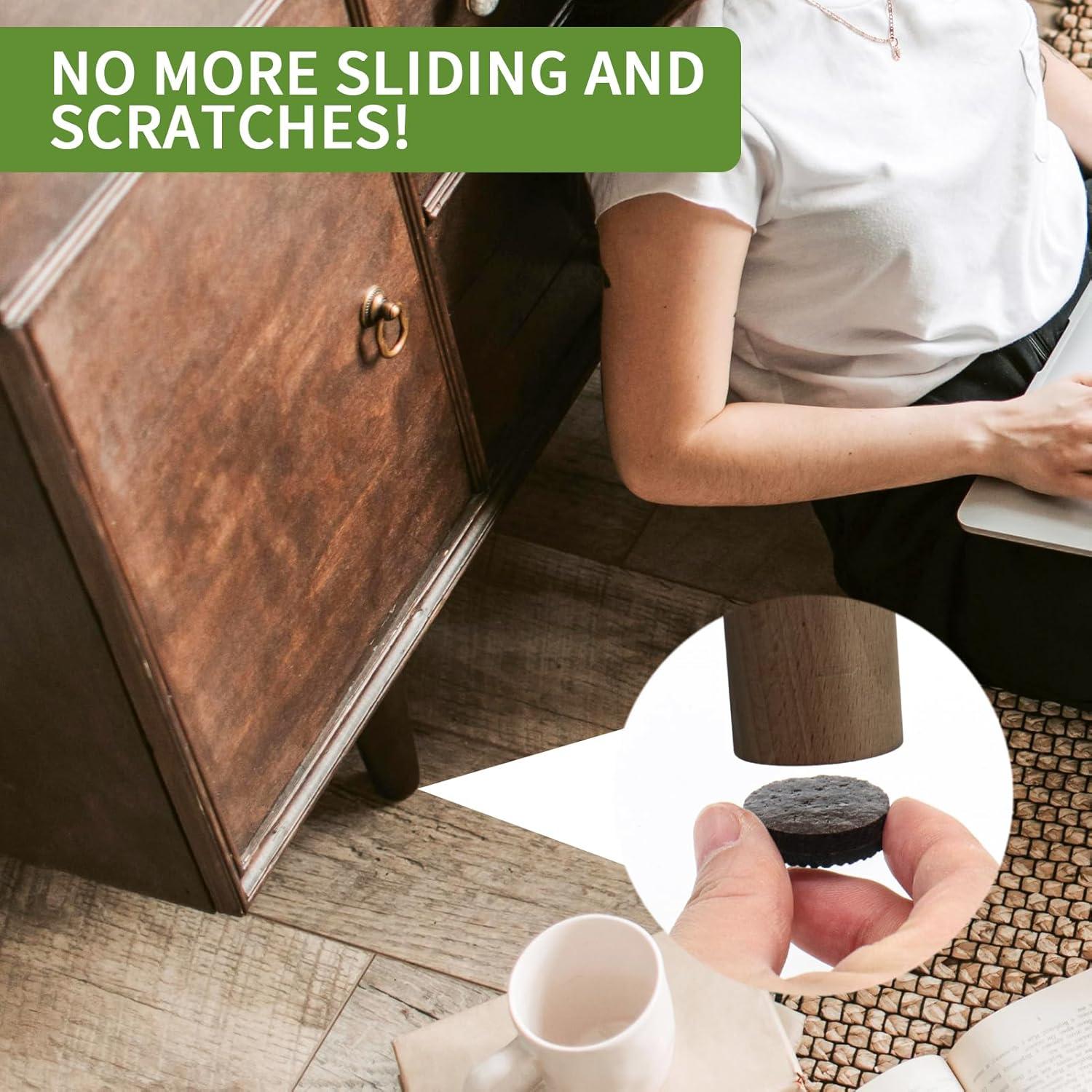 Almohadillas Antideslizantes Covercorner 48 PCS - 32 Redondas 2.54 cm + 16 Cuadradas 5.08 cm