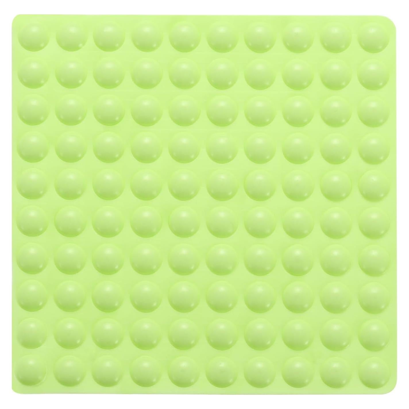 100 Topes de Puerta Adhesivos uxcell 8mm Diámetro Silicona Verde