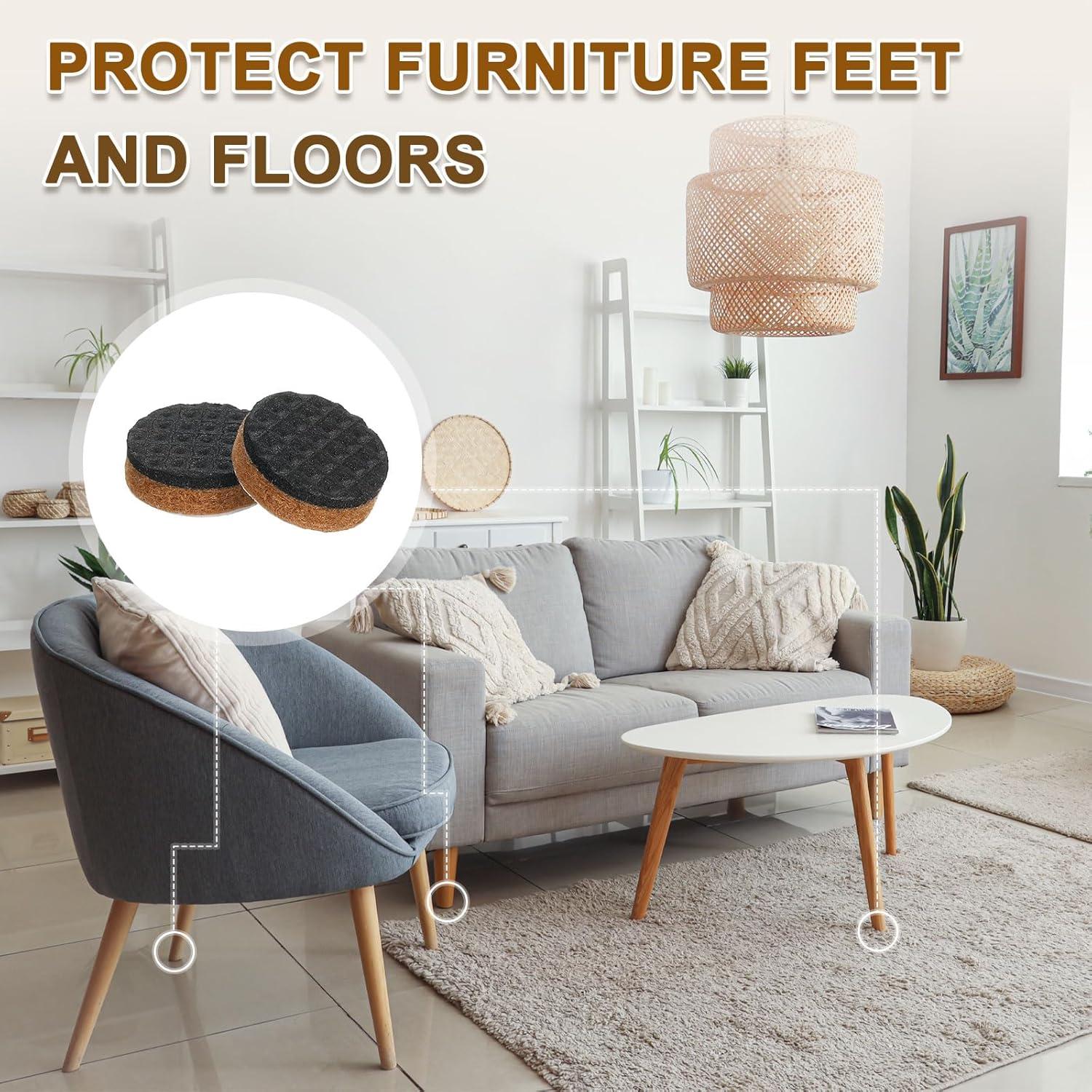 Almohadillas Redondas para Muebles uxcell 150 Pcs 15mm EVA