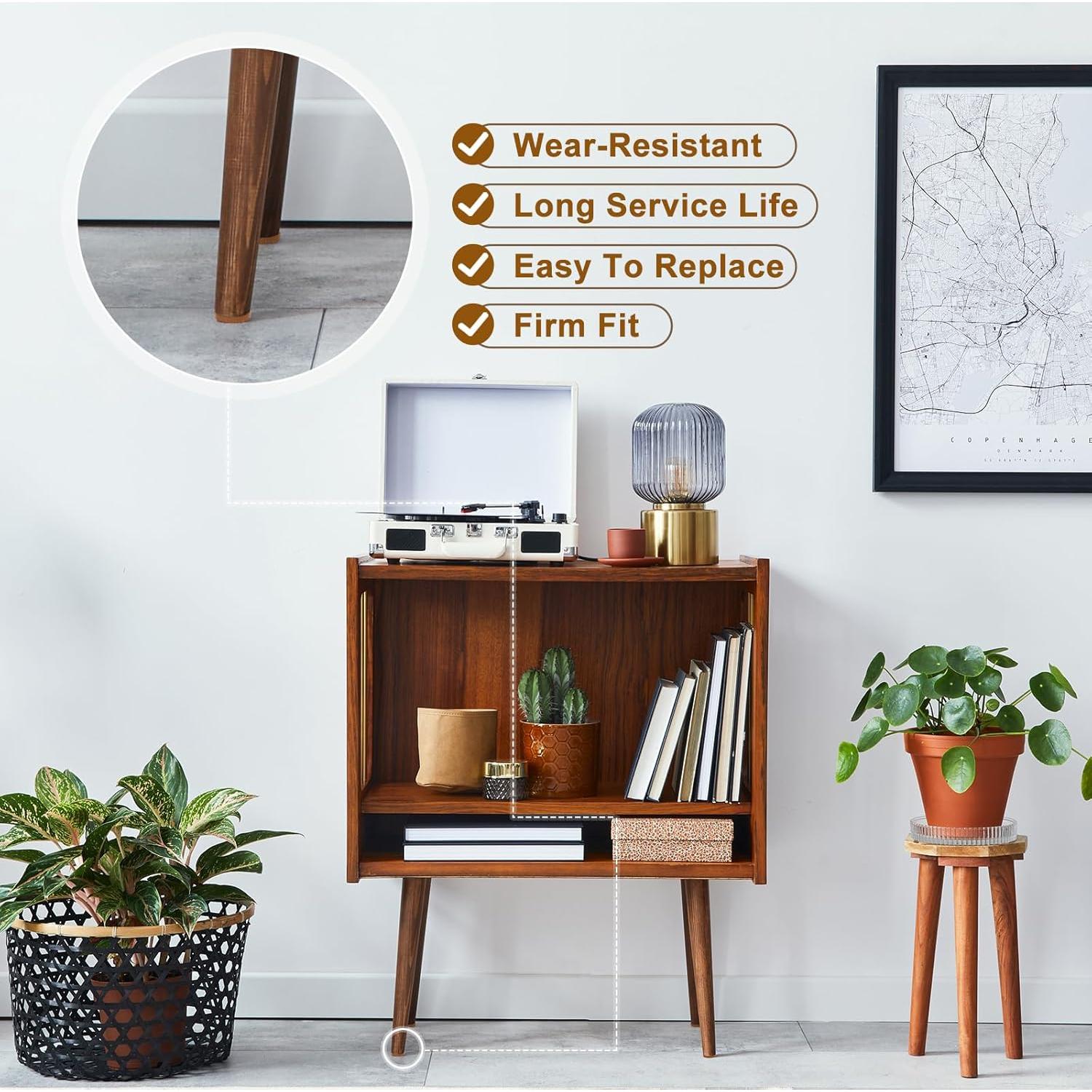 Almohadillas de Fieltro Redondas uxcell 28 cm Antirayaduras 2 Pcs