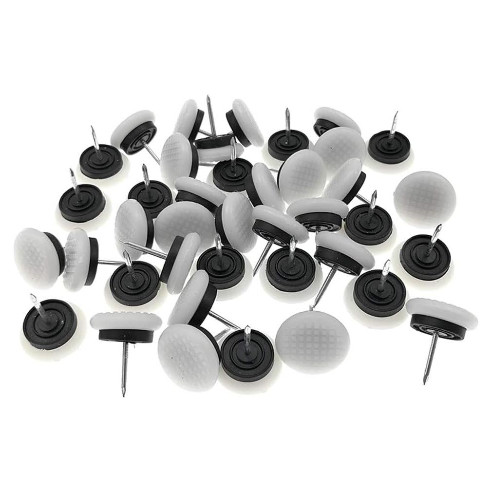 Deslizadores de Silla ALIMITOPIA 40pcs 24mm Nylon Antirayaduras