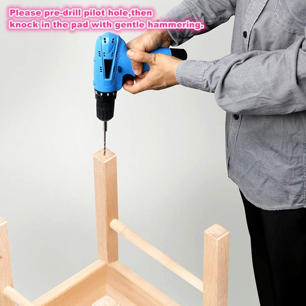 Deslizadores de Silla ALIMITOPIA 40pcs 24mm Nylon Antirayaduras