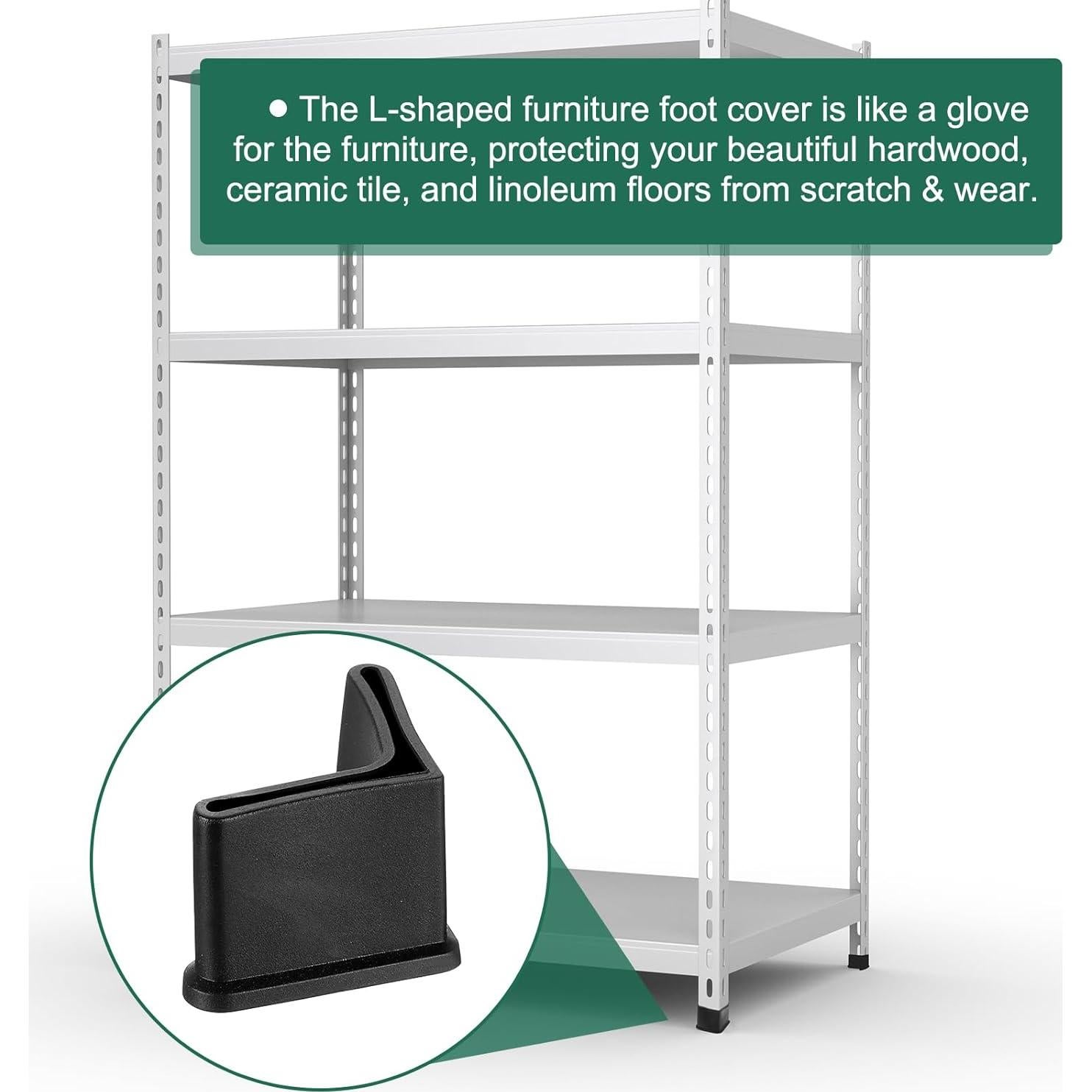 Cubiertas de Almohadillas de Goma uxcell 12 Pcs 30x30mm Negro