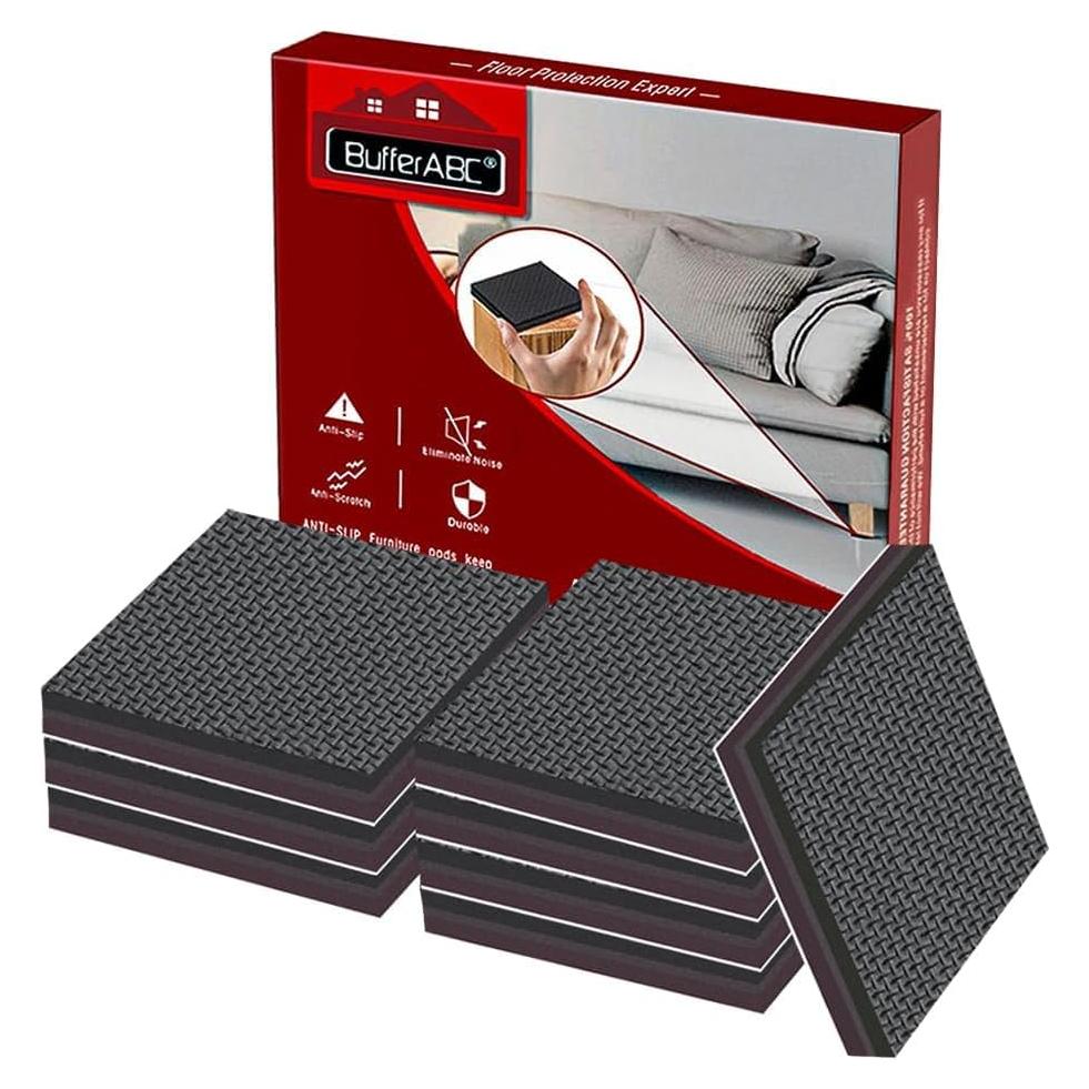 Almohadillas Antideslizantes BufferABC 75mm 8pcs para Muebles