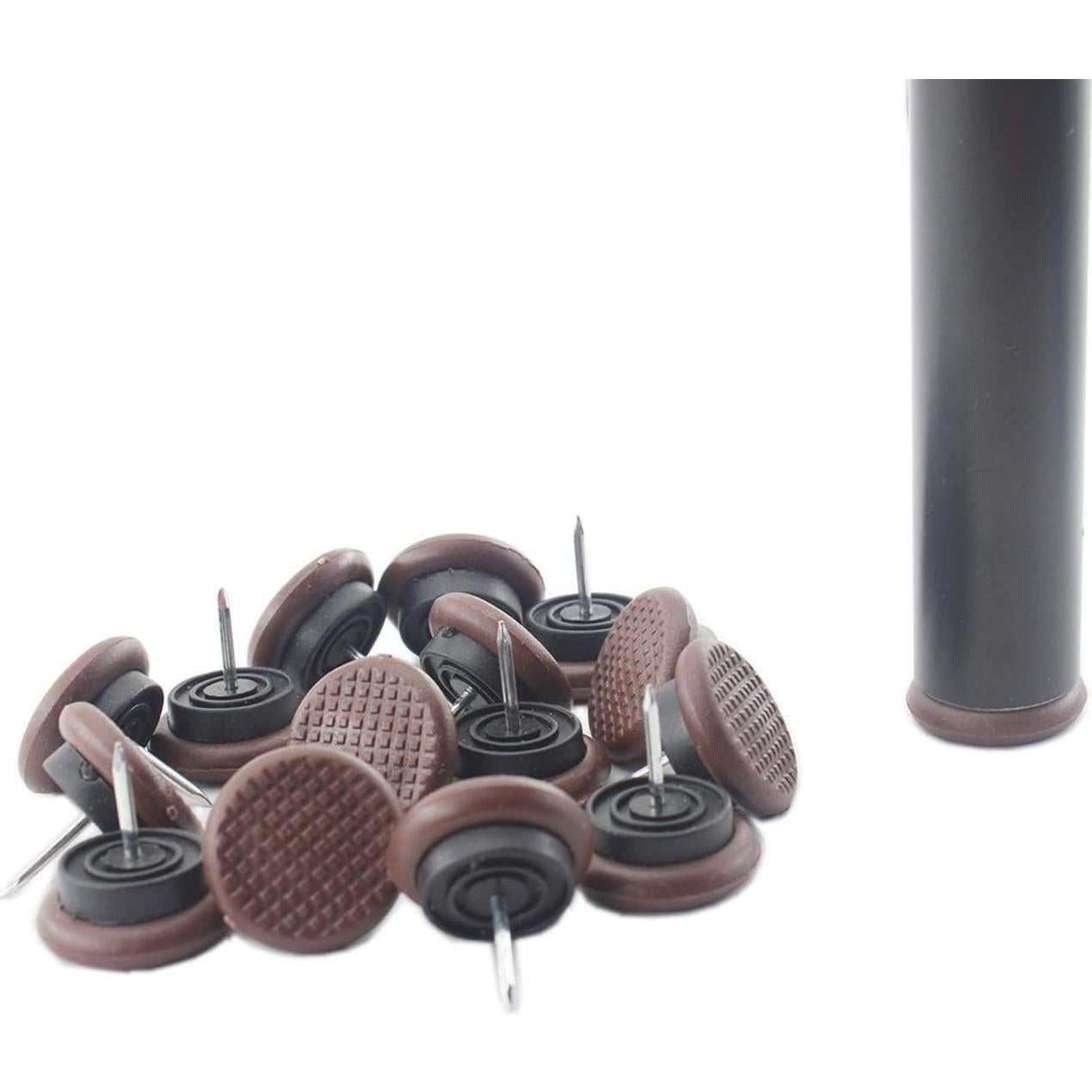 50 Almohadillas de Muebles Ulifestar Nylon Antideslizantes 27mm