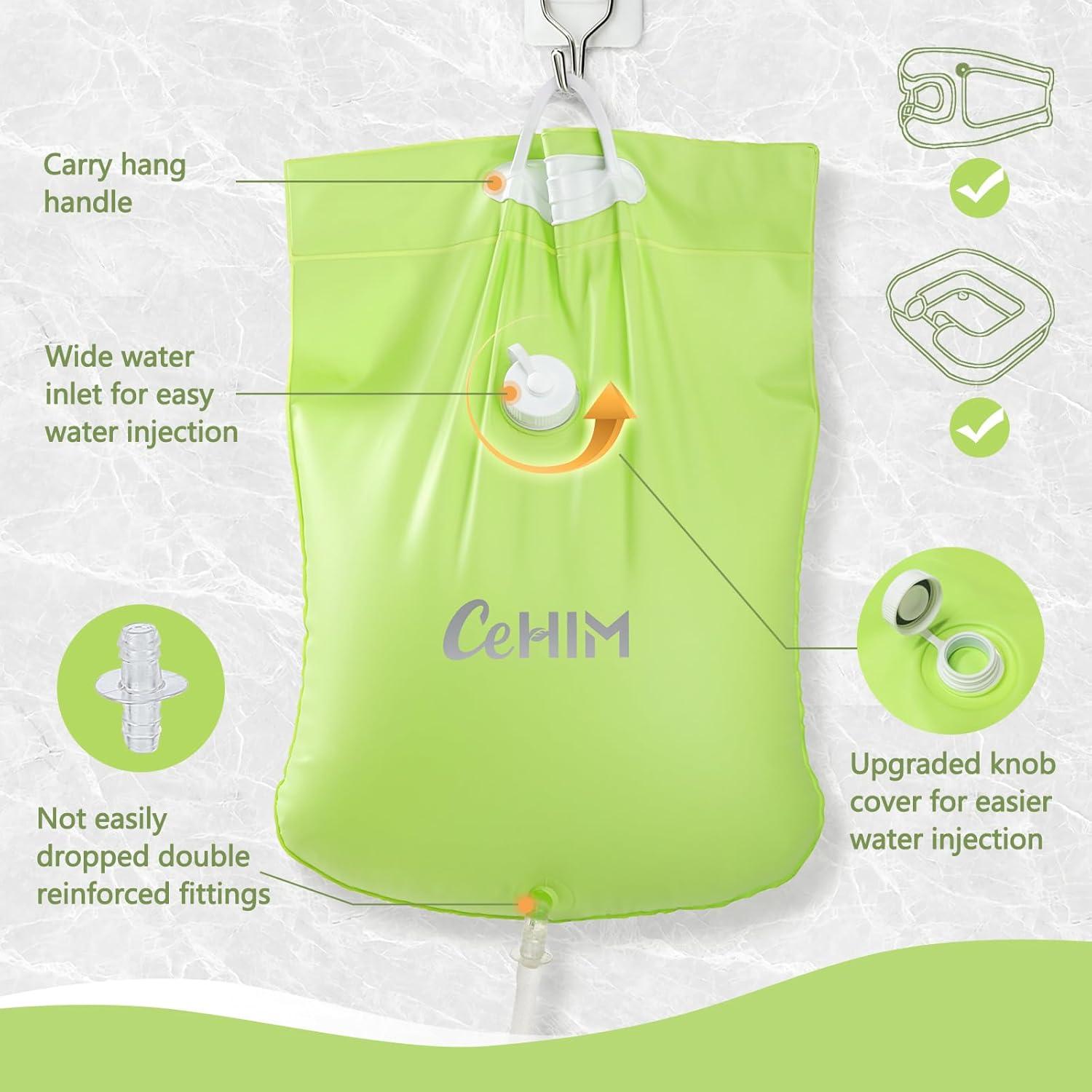 Basin Inflable para Lavado de Cabello 11L - Portátil Verde