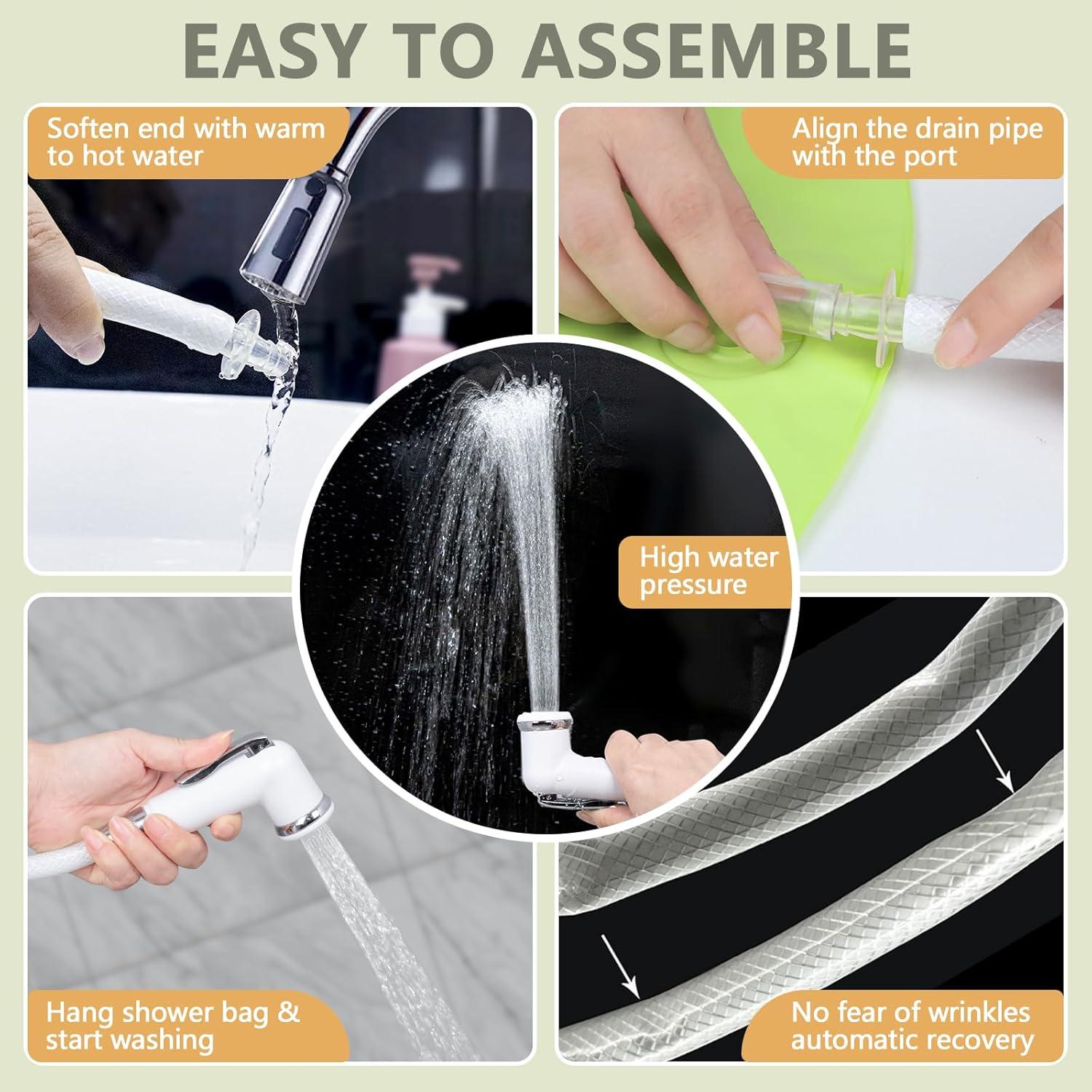 Basin Inflable para Lavado de Cabello 11L - Portátil Verde