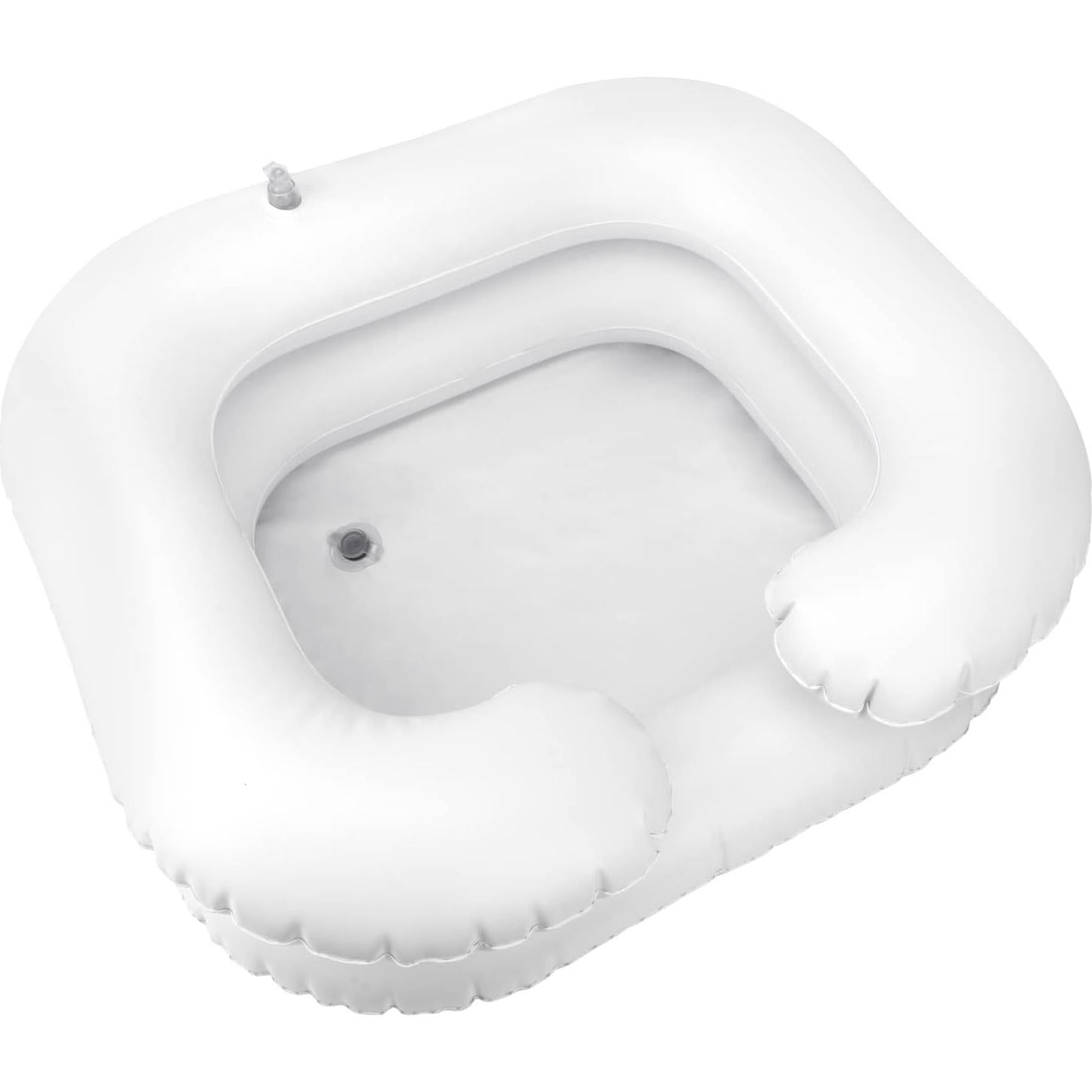 Tazón Inflable para Lavado de Cabello Faddare - Blanco
