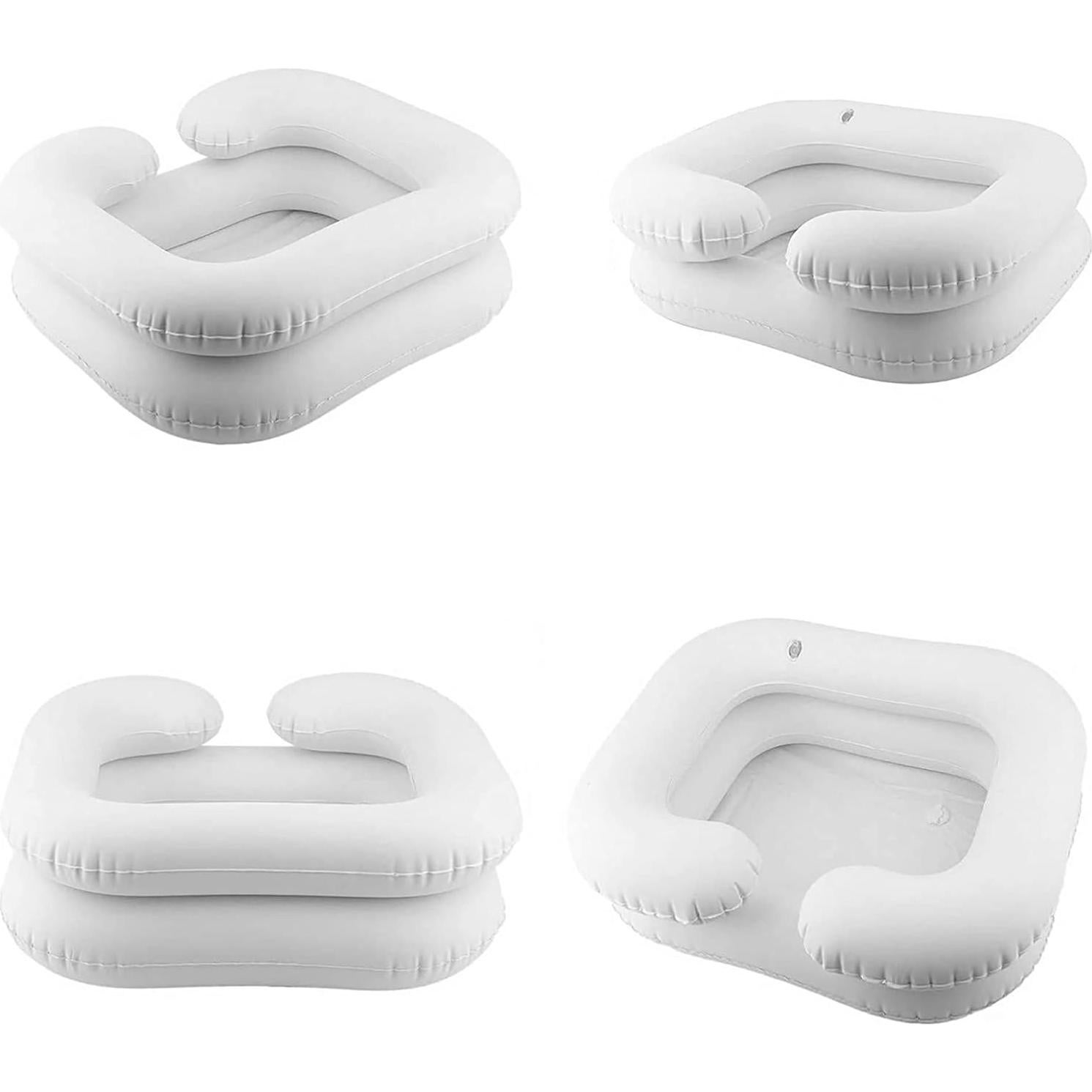 Basin de Champú Inflable BOLESHU Blanco 60x55 cm para Ancianos