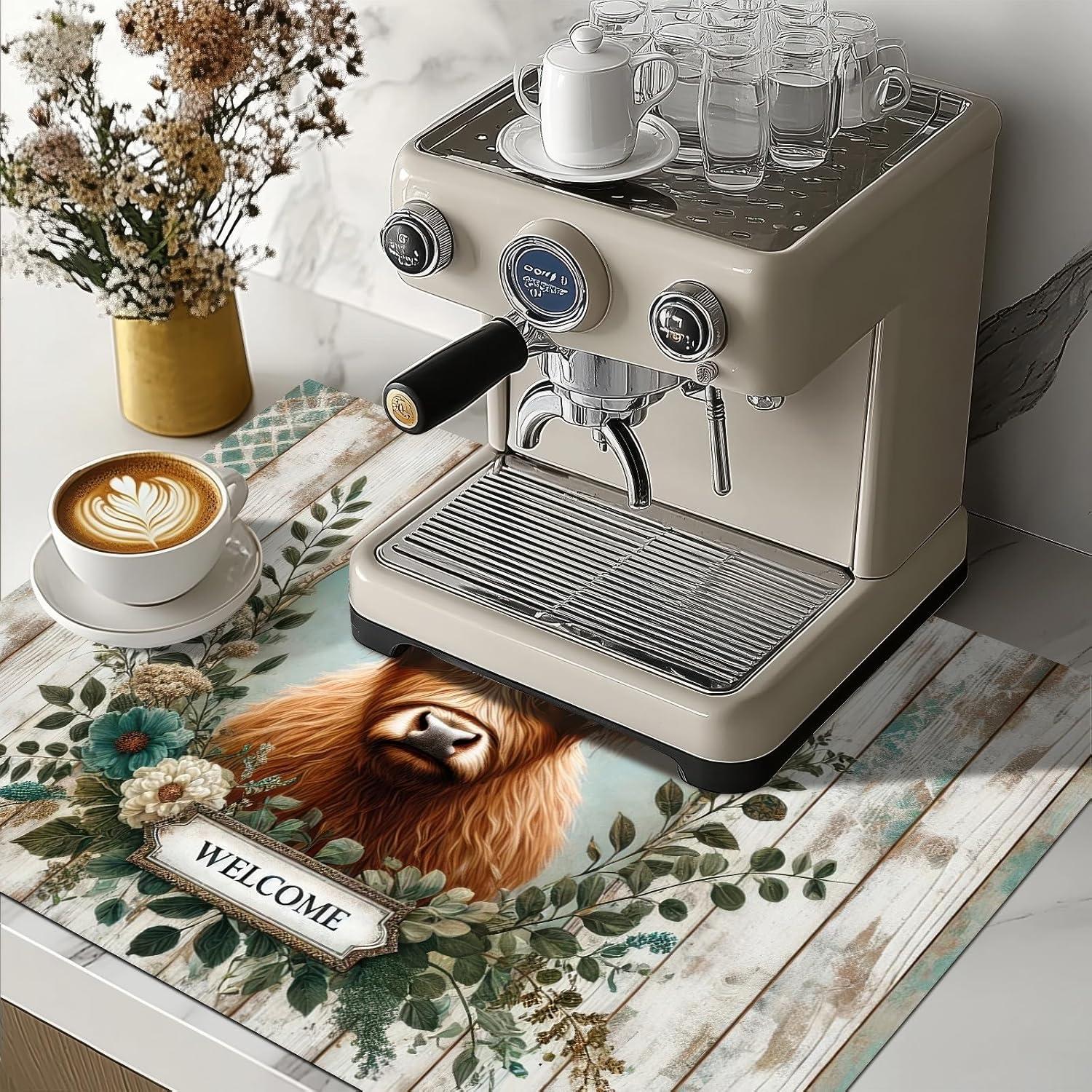 Cubierta de Estufa Eléctrica HOMETITUTE 71x51 cm Vaca Decorativa