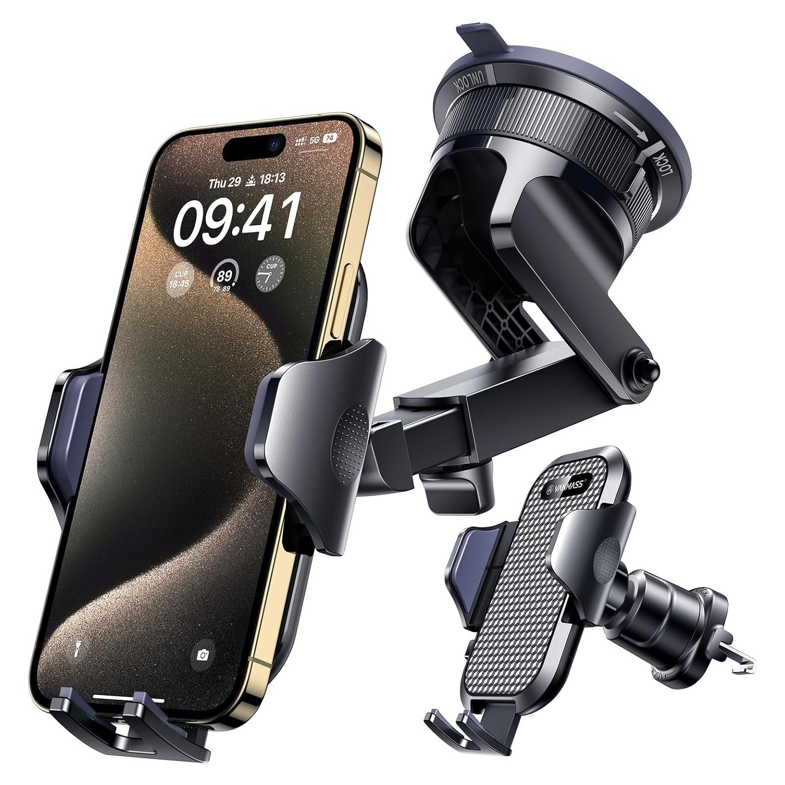 Soporte para Teléfono de Auto VANMASS 2025 Grado Militar