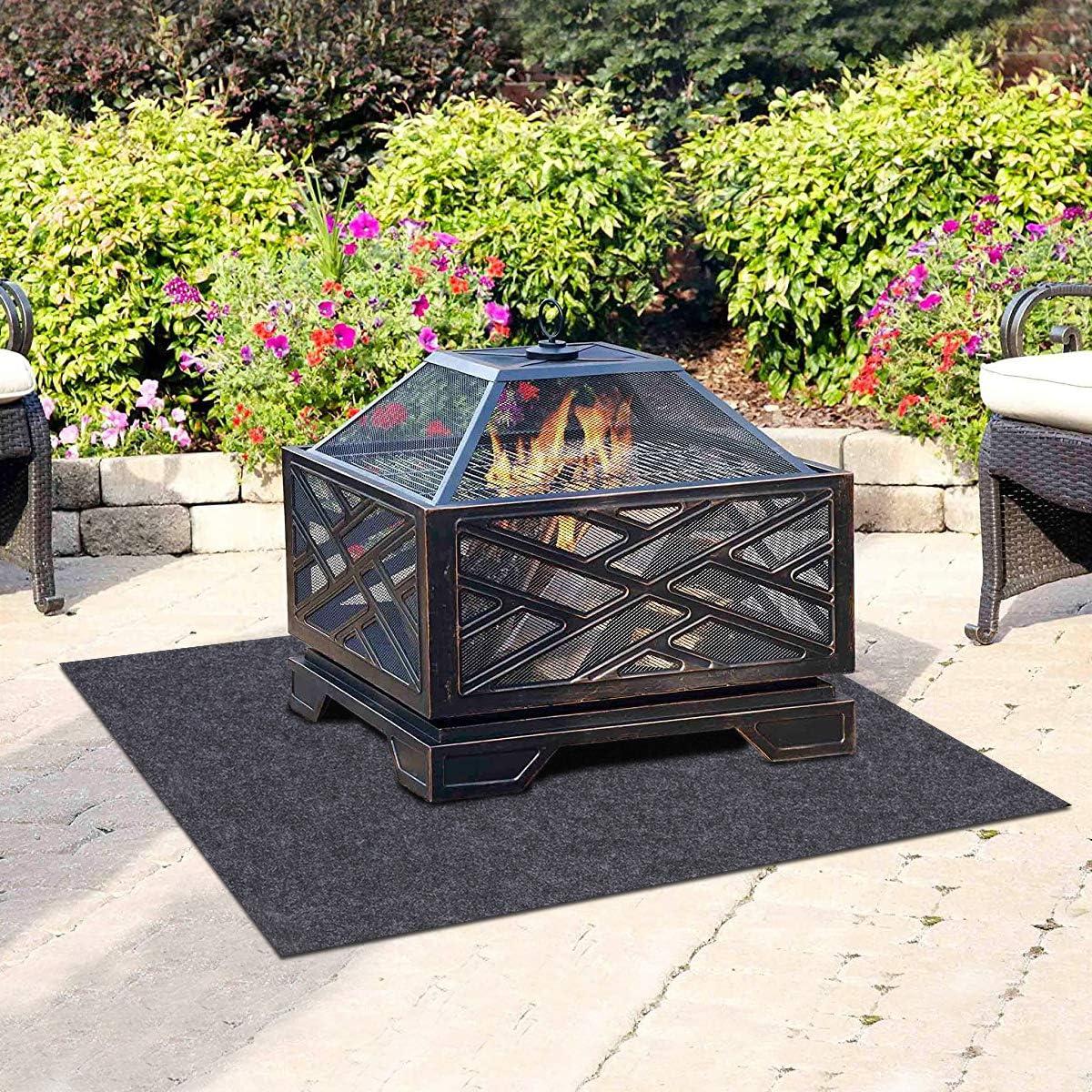 Alfombra para Fogata Meitola 91x91 cm Retardante al Calor