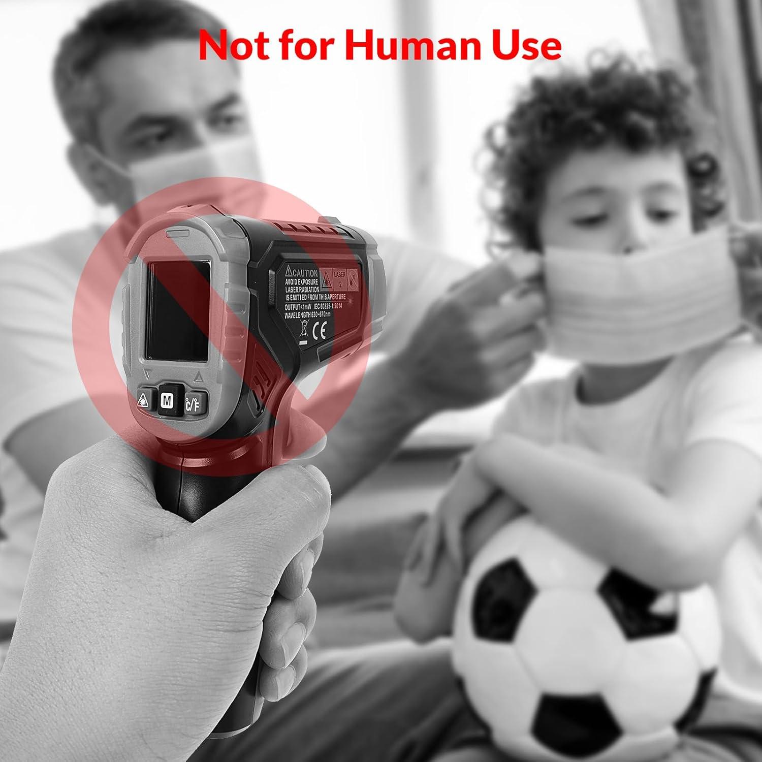 Pistola Termómetro Infrarrojo WGGE WG-127B -50°C a 600°C