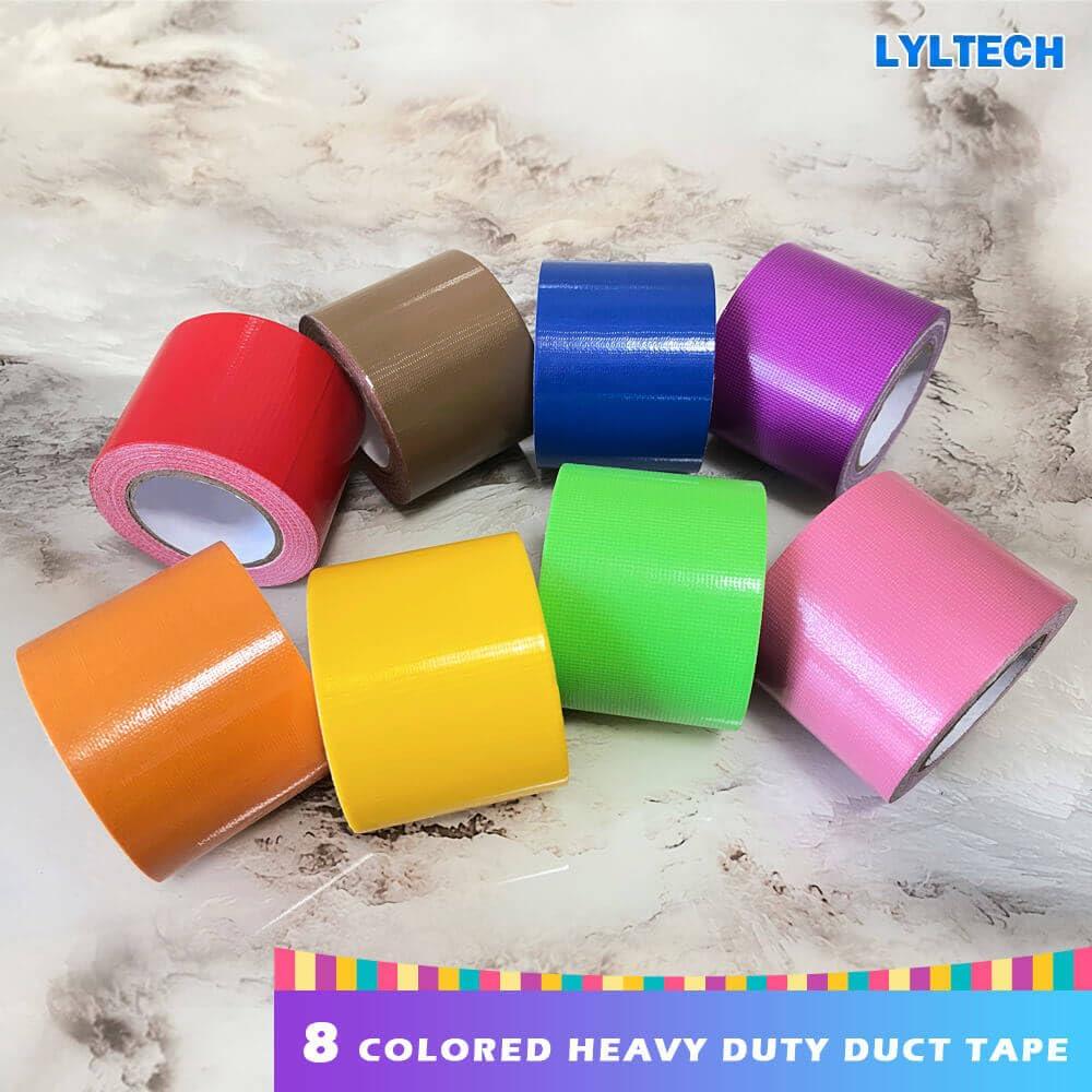 Cinta adhesiva LYLTECH 8 rollos colores 3.81 cm x 20.12 m