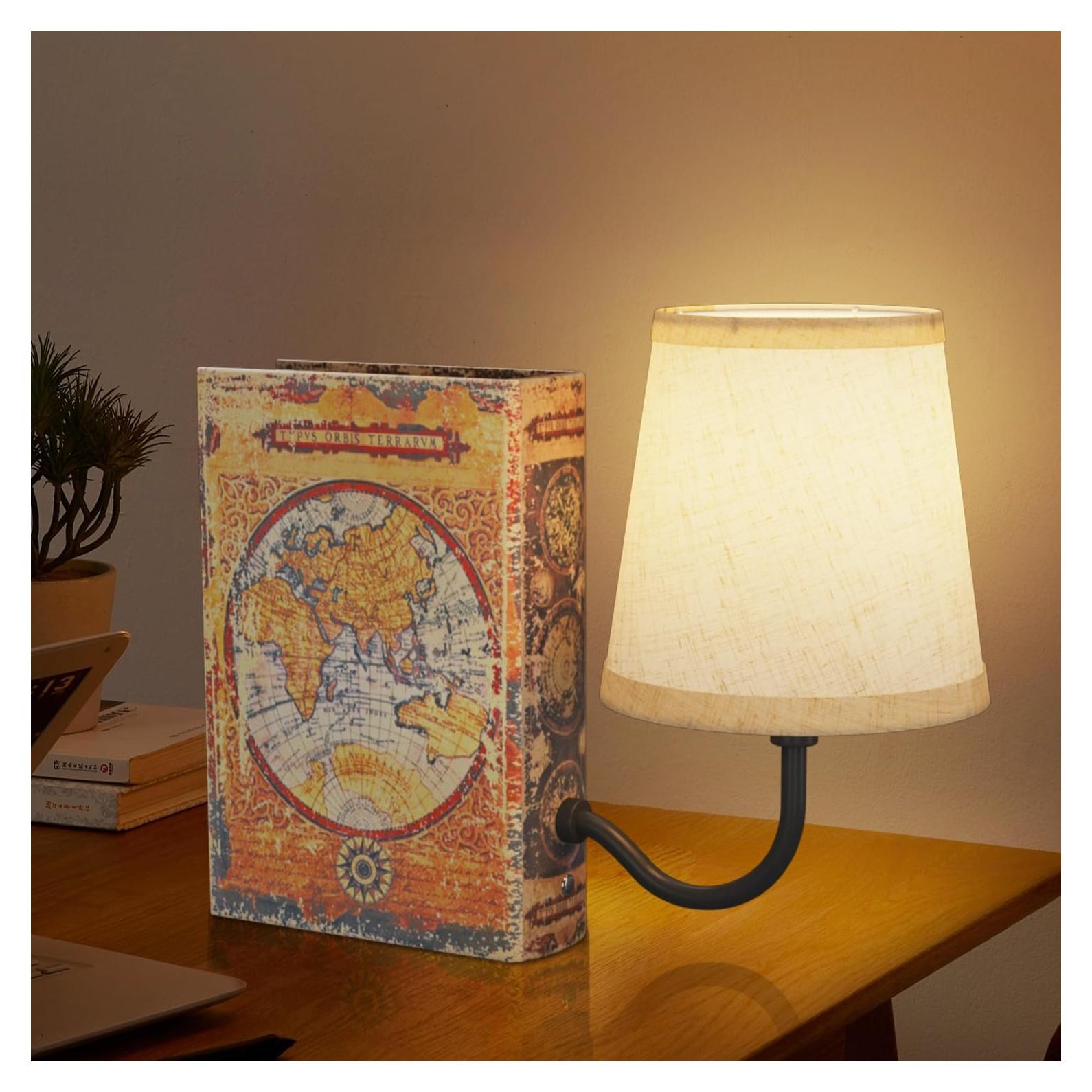 Lámpara de Estante Vintage FUNTAPHANTA Recargable 5000mAh