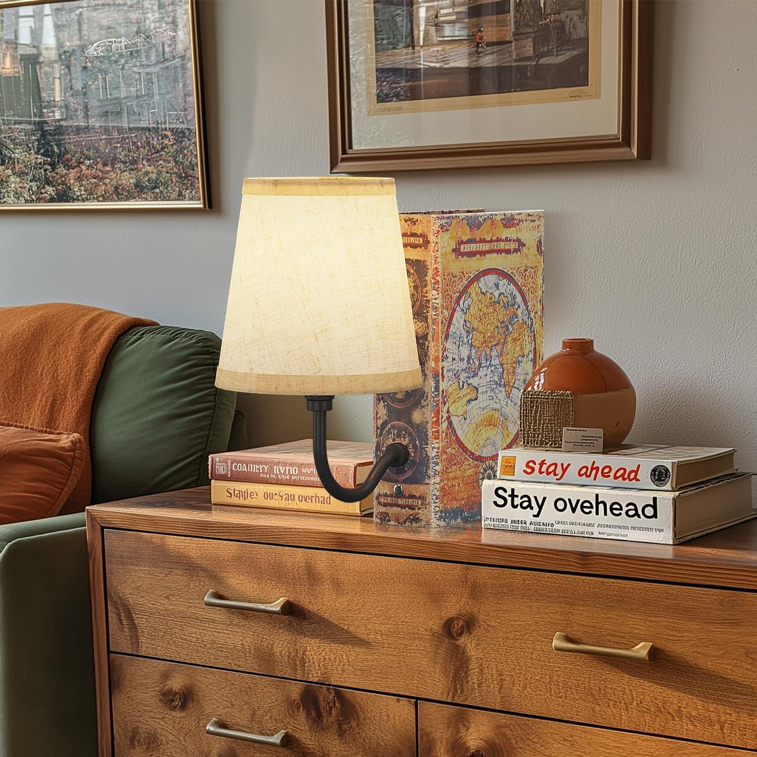 Lámpara de Estante Vintage FUNTAPHANTA Recargable 5000mAh