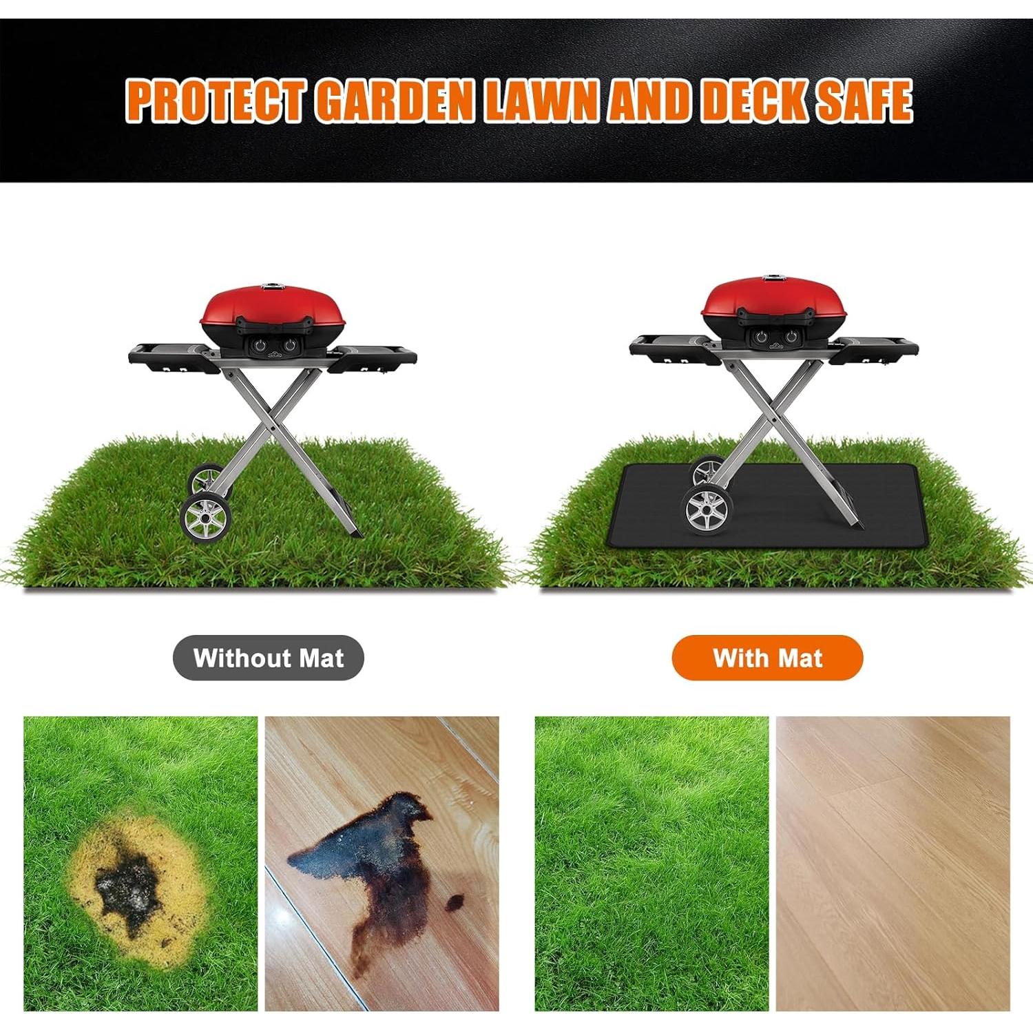 Alfombrilla Grande para Parrilla KR KITCHENRAKU 61x79cm Doble Cara